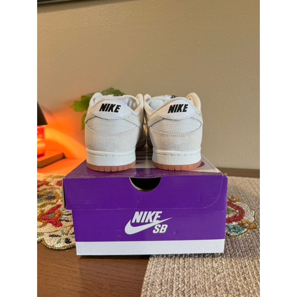 Nike Nike SB Dunk Low Pro B Pale Ivory Sail Coconut Milk Beige Size US 8 / EU 41 - 4 Thumbnail