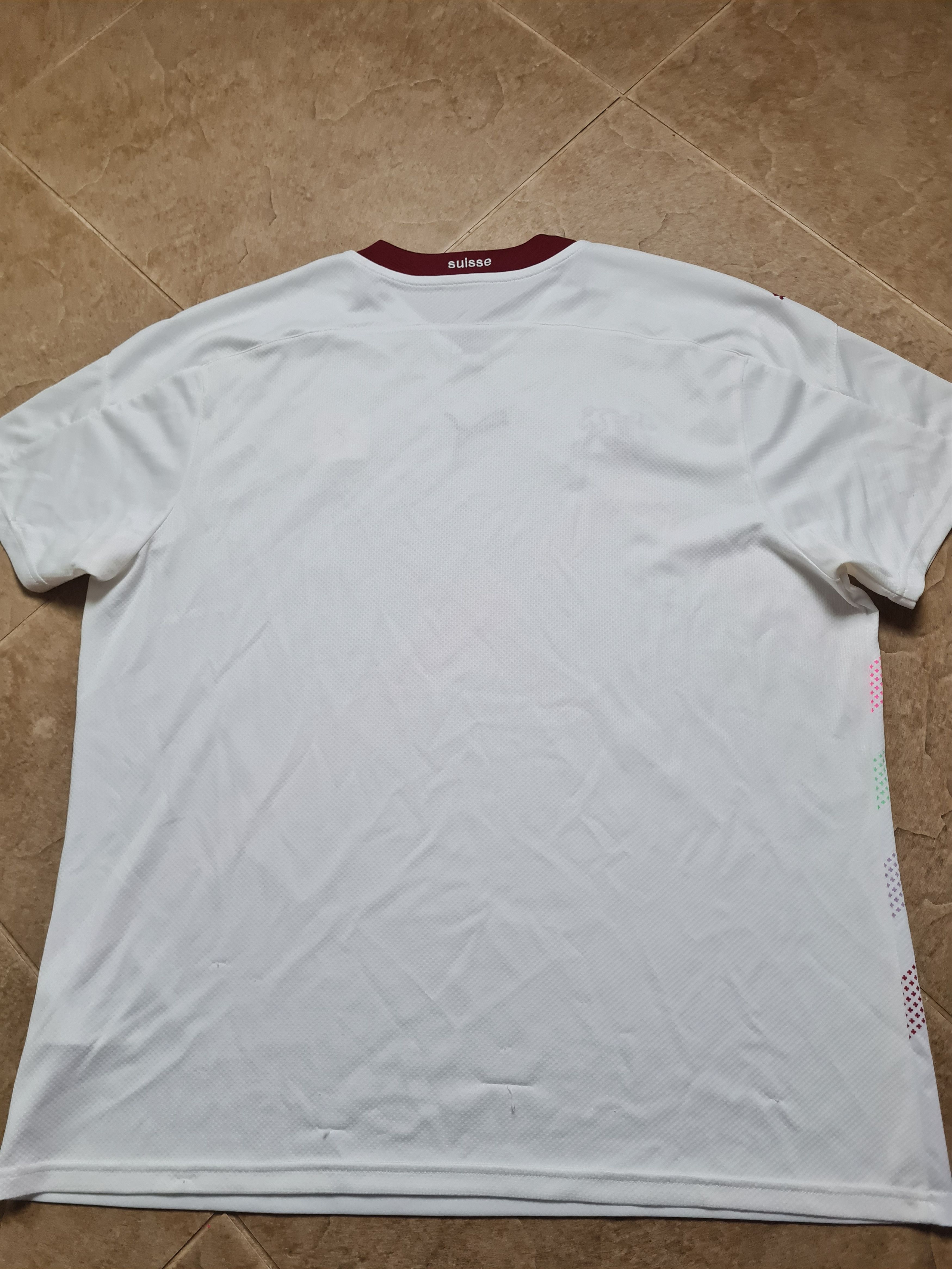 Puma SWITZERLAND 2020/2021 AWAY FOOTBALL SHIRT SOCCER JERSEY PUMA Size US XXL / EU 58 / 5 - 15 Thumbnail