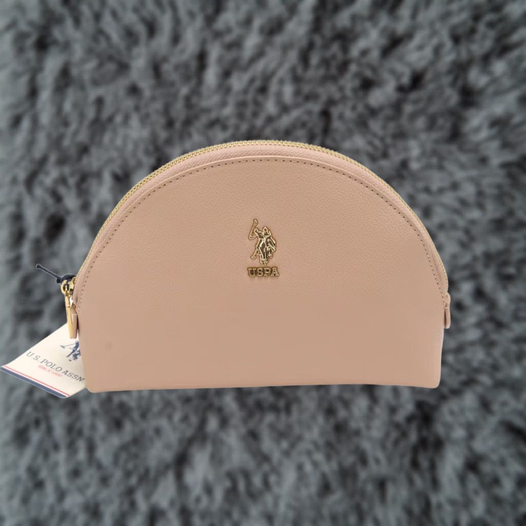U.S. Polo Assn. U.S. POLO ASSN. New Jones Circ Beauty Case Bag Women's ONE SIZE Pink Cosmetic Size ONE SIZE - 1 Thumbnail