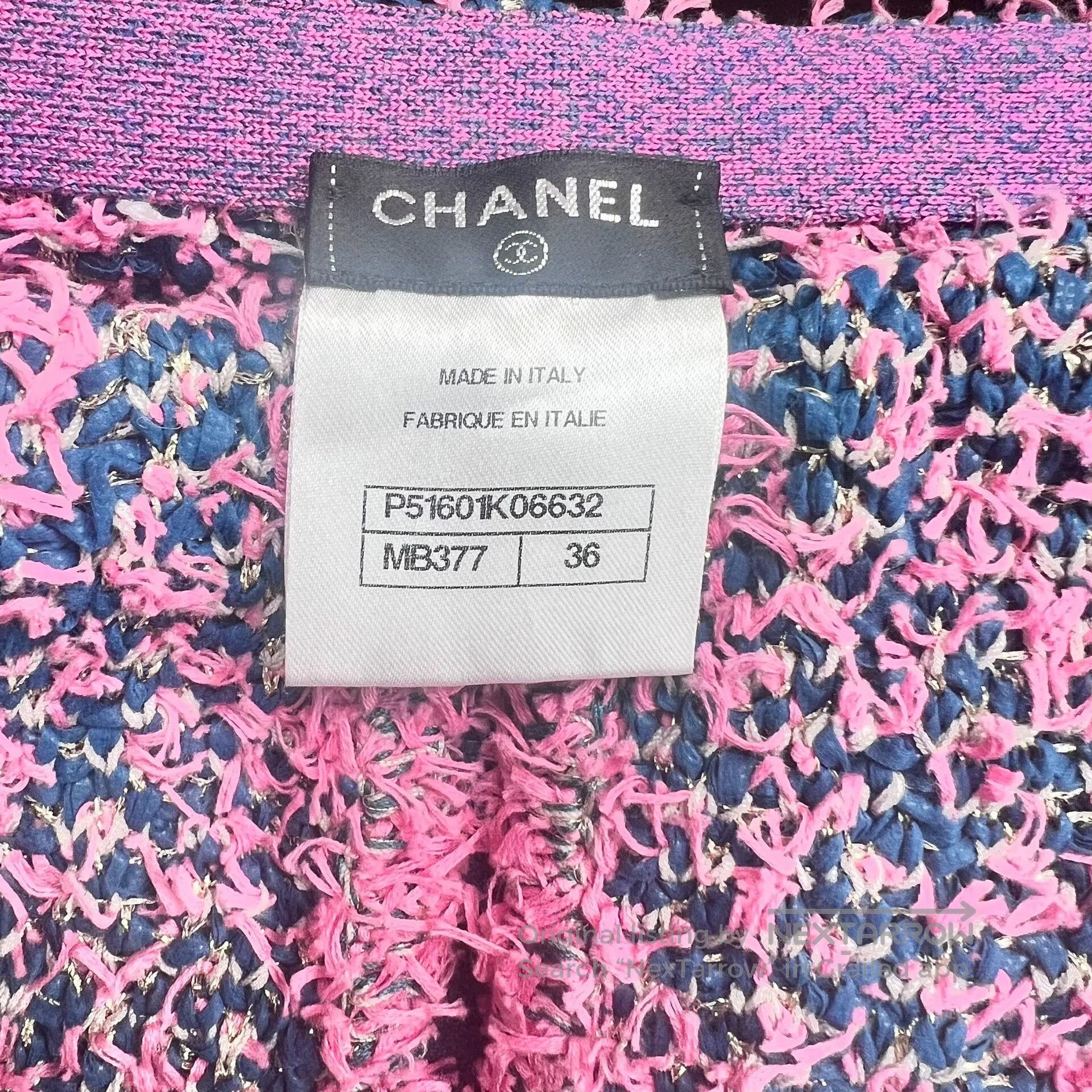 Chanel Chanel Multicolor Knit Skirt Size 36. Size 35" - 3 Thumbnail