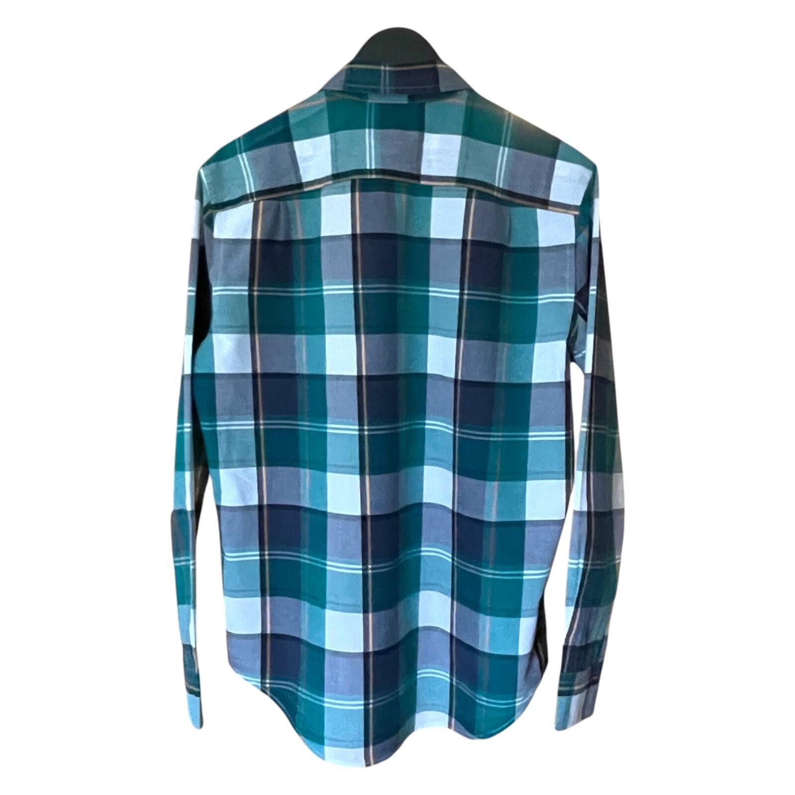 American Eagle Outfitters American Eagle Green Plaid Button Down Shirt Men’s Medium Size US M / EU 48-50 / 2 - 2 Thumbnail