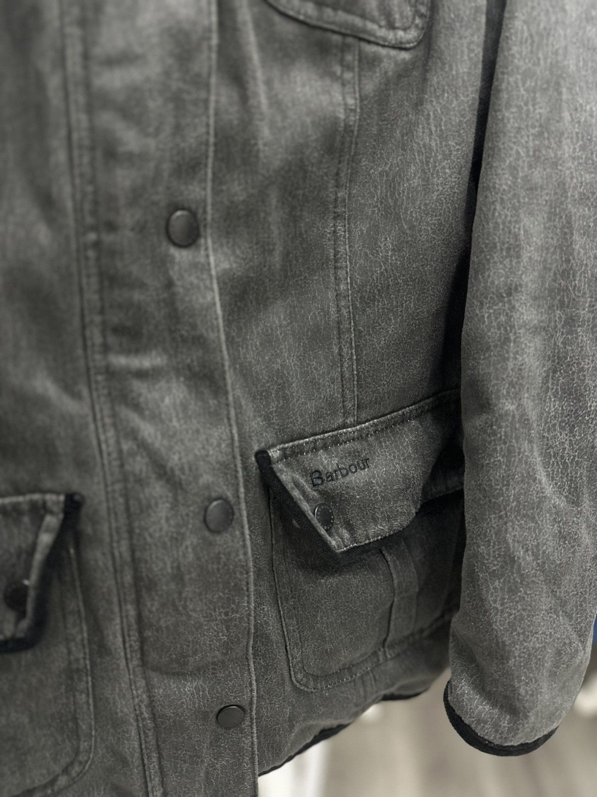 Barbour Barbour Gray Garment Dyed Jacket Size US S / EU 44-46 / 1 - 4 Thumbnail