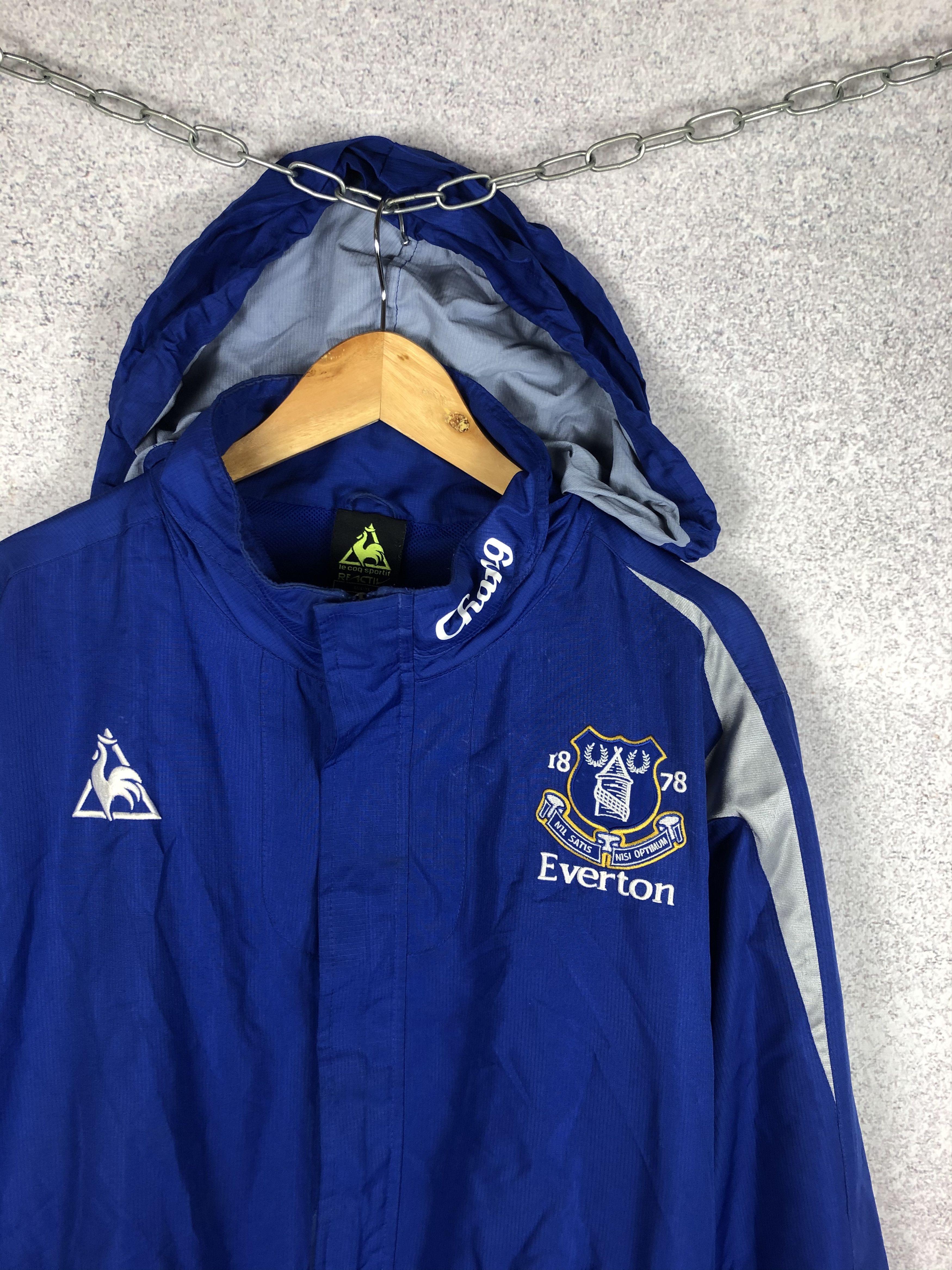 Le Coq Sportif Vintage Everton Le Coq Sportif Soccer Jacket Football Kit Size US XL / EU 56 / 4 - 2 Thumbnail