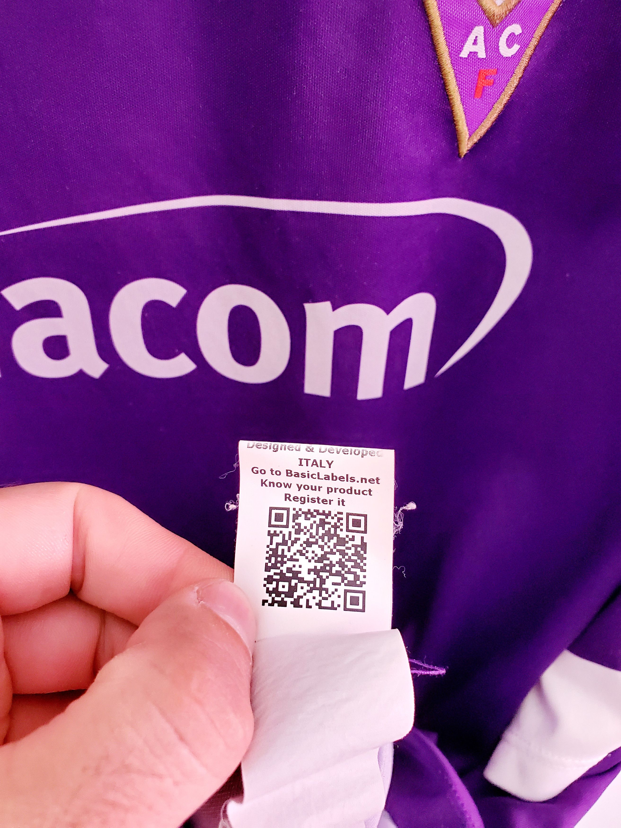 Kappa Fiorentina Home football shirt 2020 - 2021 Jersey size L Size US L / EU 52-54 / 3 - 5 Thumbnail