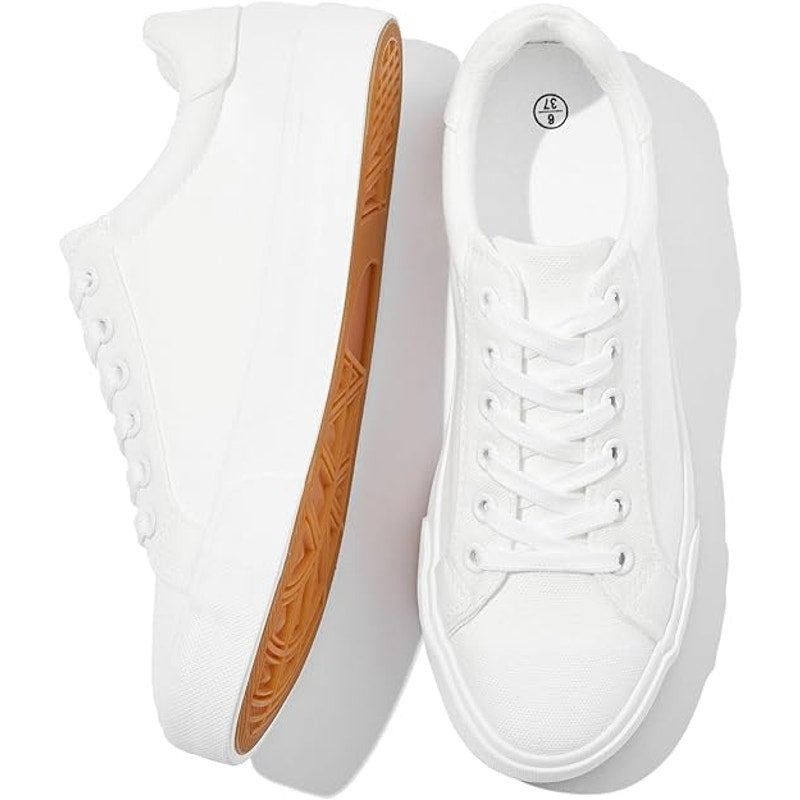 Other Witwatia Women's Size 10 Off-White Canvas Sneakers Size US 10 / IT 40 - 1 Thumbnail