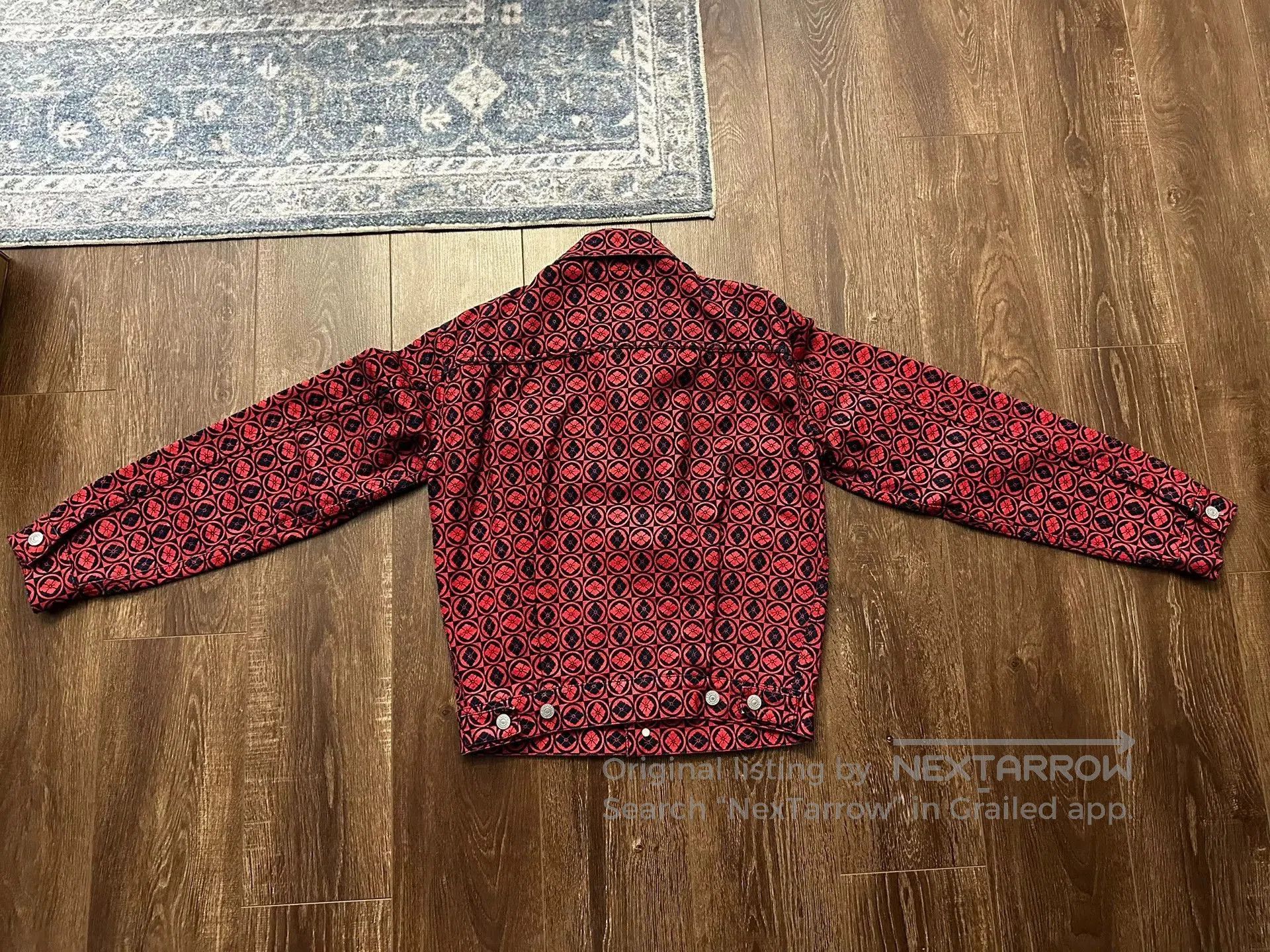 Evisu EVISU Red Full Logo Print Jacket. Size US S / EU 44-46 / 1 - 5 Thumbnail