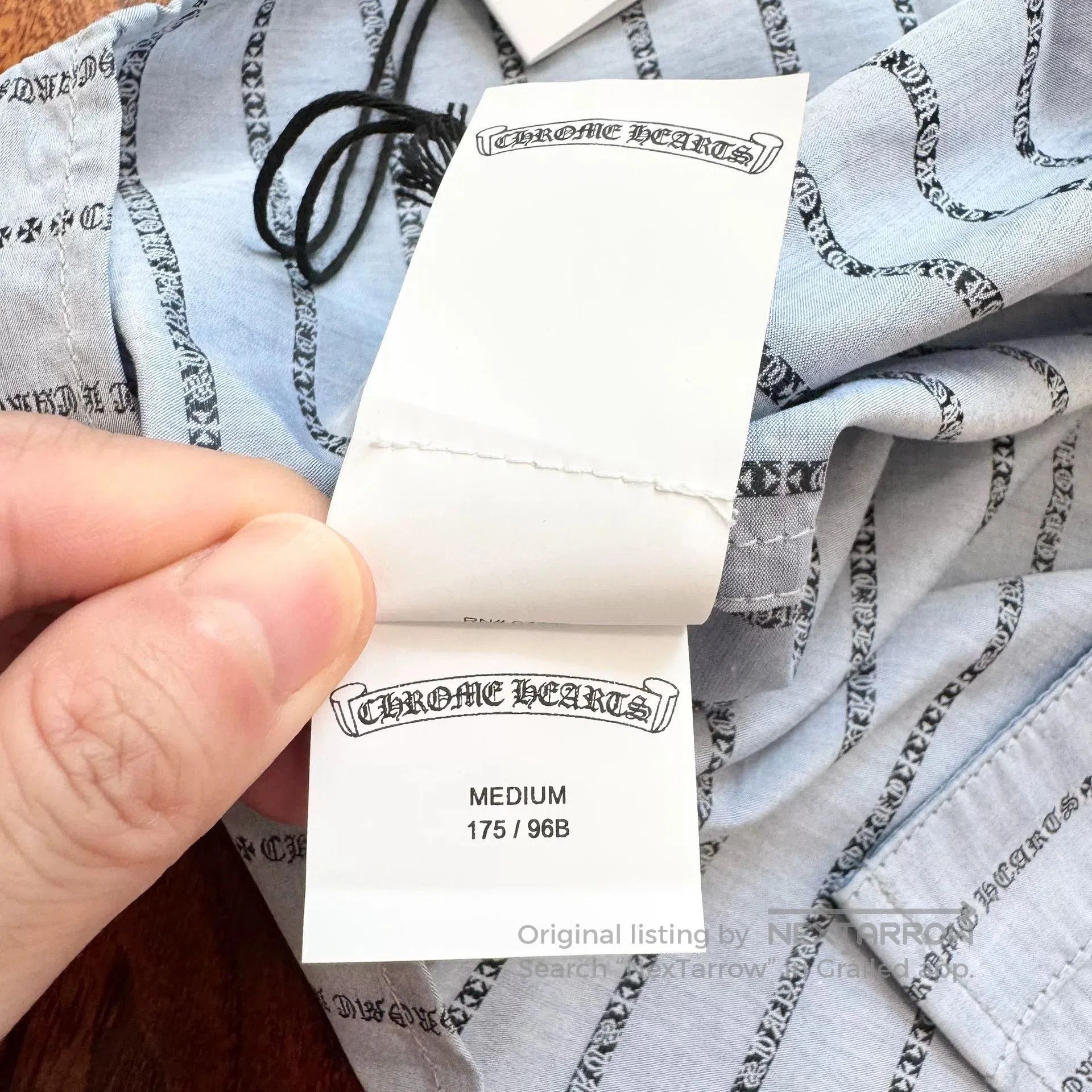 Chrome Hearts chrome hearts light blue button. Size US M / EU 48-50 / 2 - 8 Thumbnail