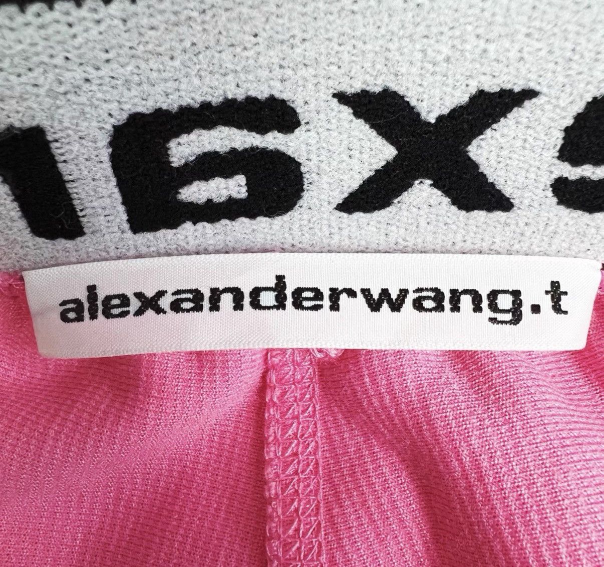 Alexander Wang Alexander Wang Pink Logo Waistband Jogger Pants K12 Size 25" / US 0 / IT 36 - 5 Thumbnail