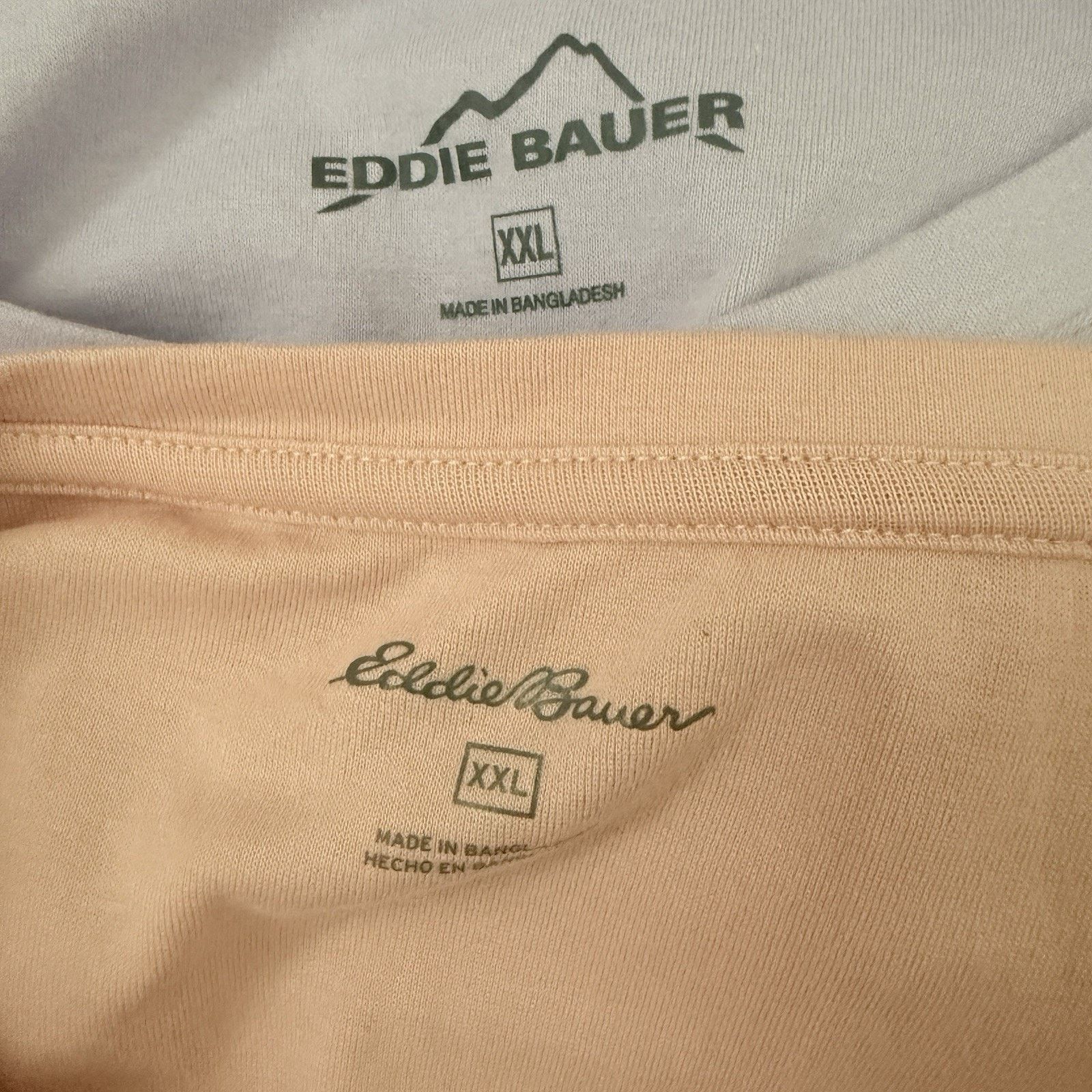 Eddie Bauer Eddie Bauer Cotton Modal Long Short Sleeve Purple Pink Tees Size XXL / US 16-18 / IT 52-54 - 4 Thumbnail