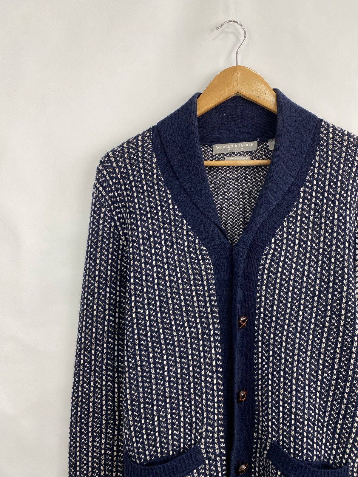 Japanese Brand Y2K Cashmere Merino Cardigan Warren Parker Kapital Style Size US M / EU 48-50 / 2 - 2 Thumbnail