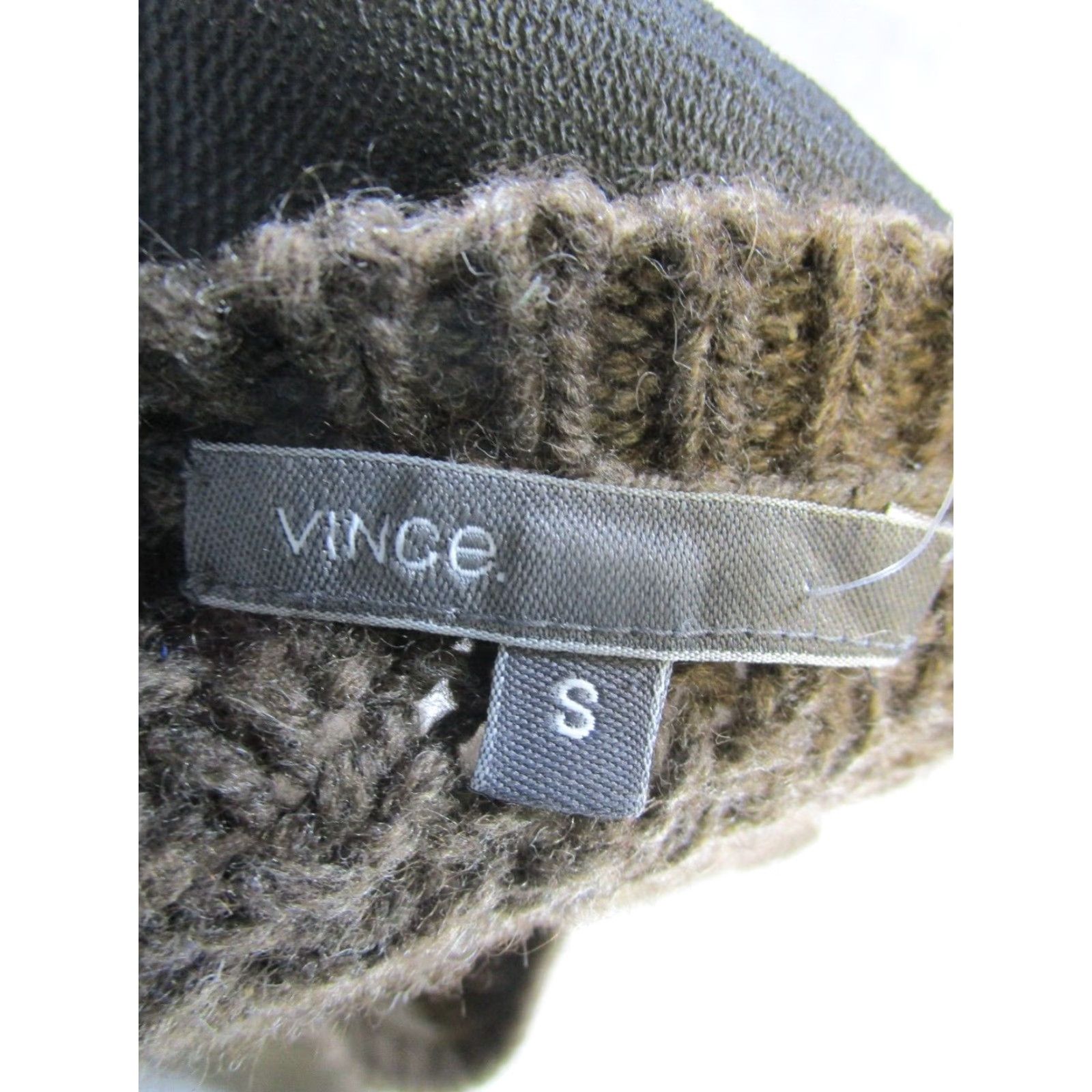 Vince Vince Sweater Womens Small Brown Cable Knit Pullover Size S / US 4 / IT 40 - 3 Thumbnail