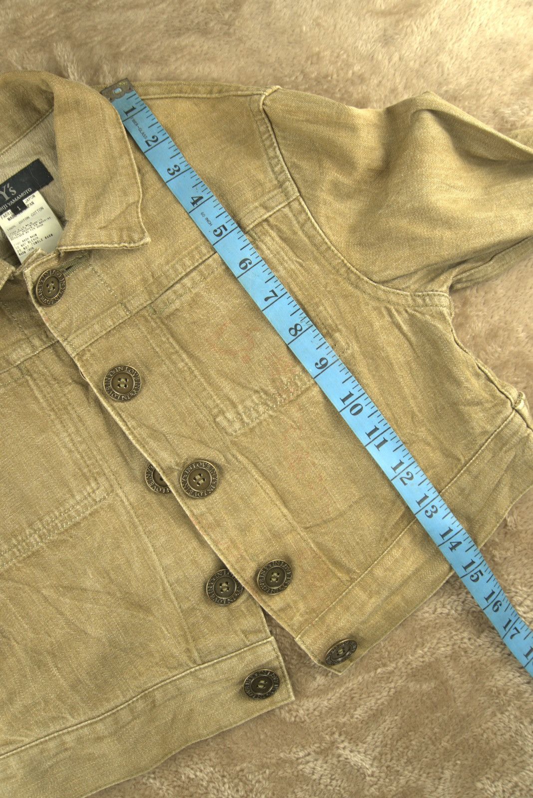 Yohji Yamamoto Yohji Yamamoto Cropped Jacket Long Sleeves Y's In Love Rare Size XS / US 0-2 / IT 36-38 - 9 Thumbnail