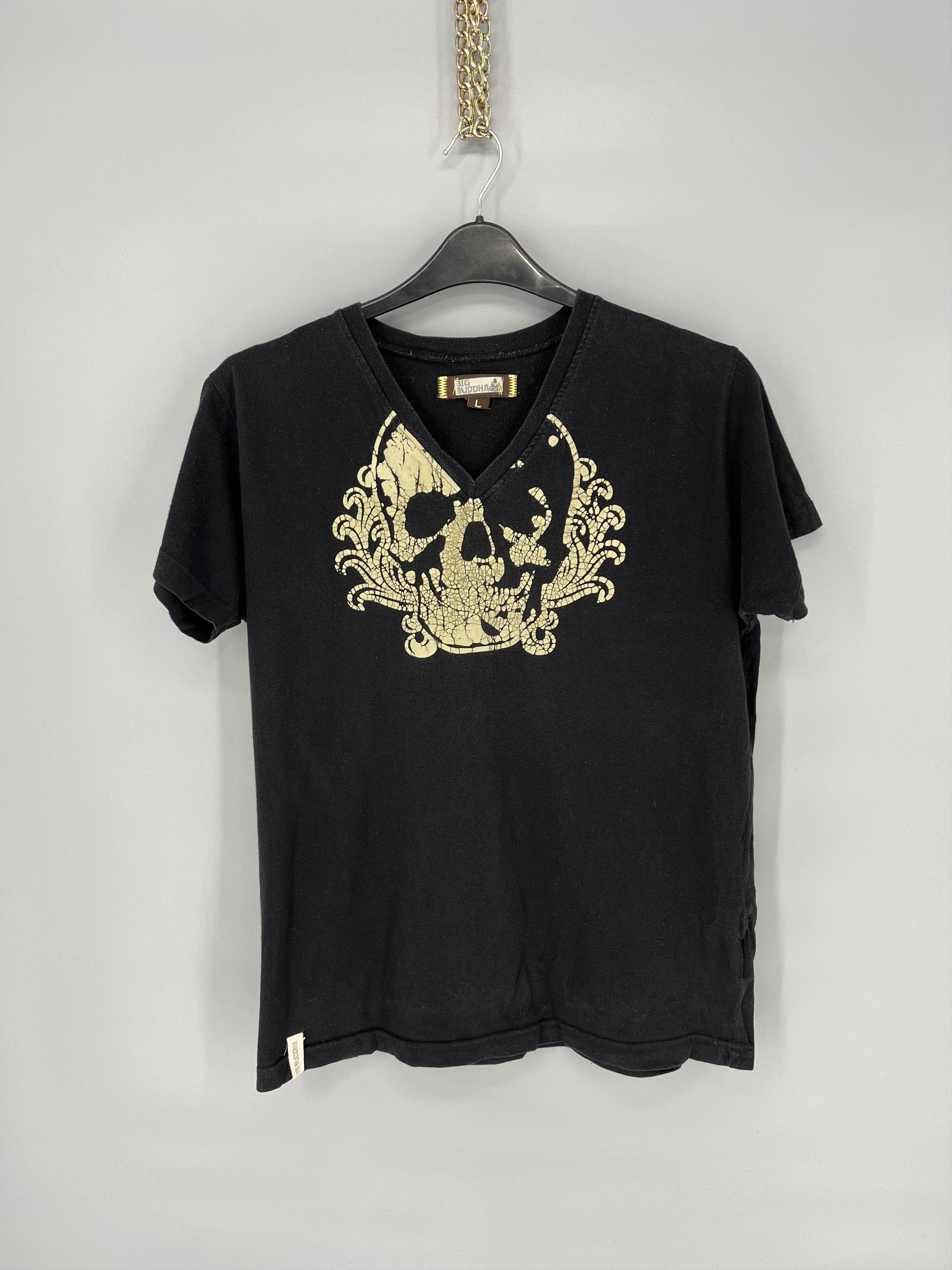 Japanese Brand Vintage Y2K Big Buddha Tee by Fishbone Size US L / EU 52-54 / 3 - 1 Thumbnail