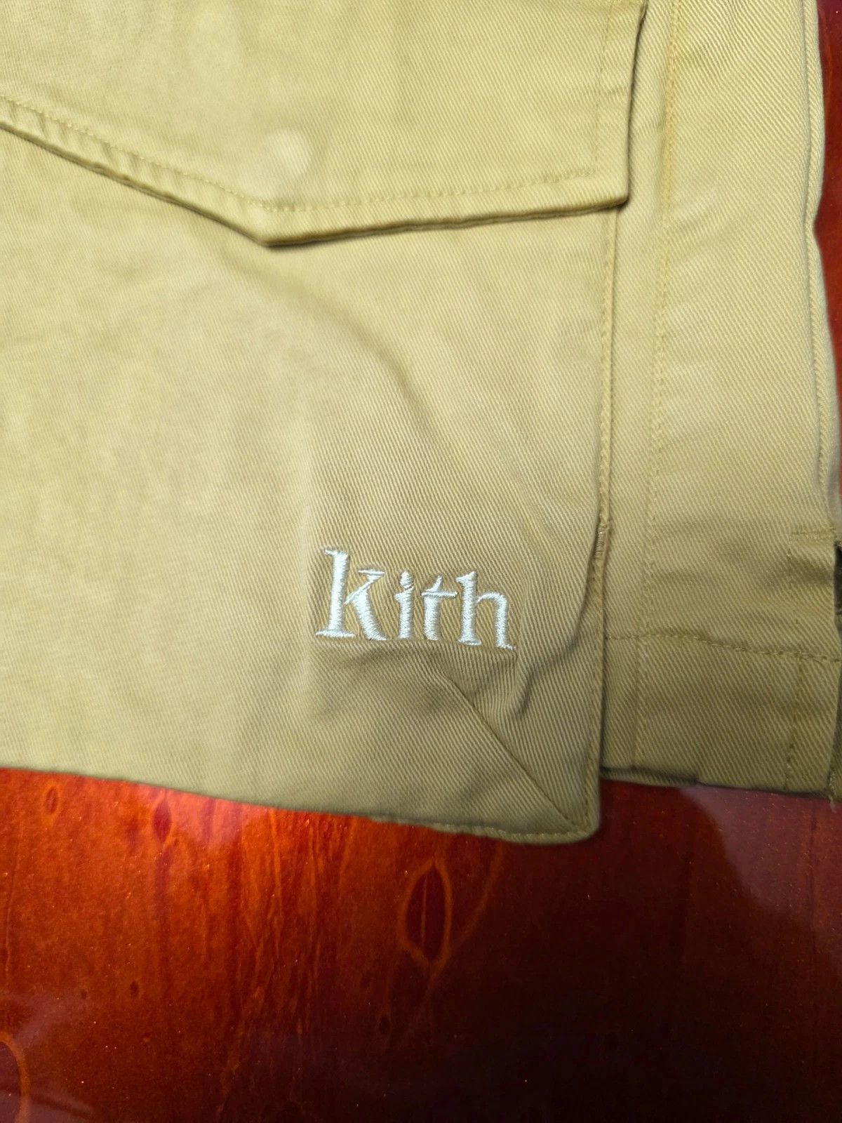 Kith Kith Garment Dyed Twill Boreum Cargo Shorts in Highland Med Size US 32 / EU 48 - 4 Thumbnail