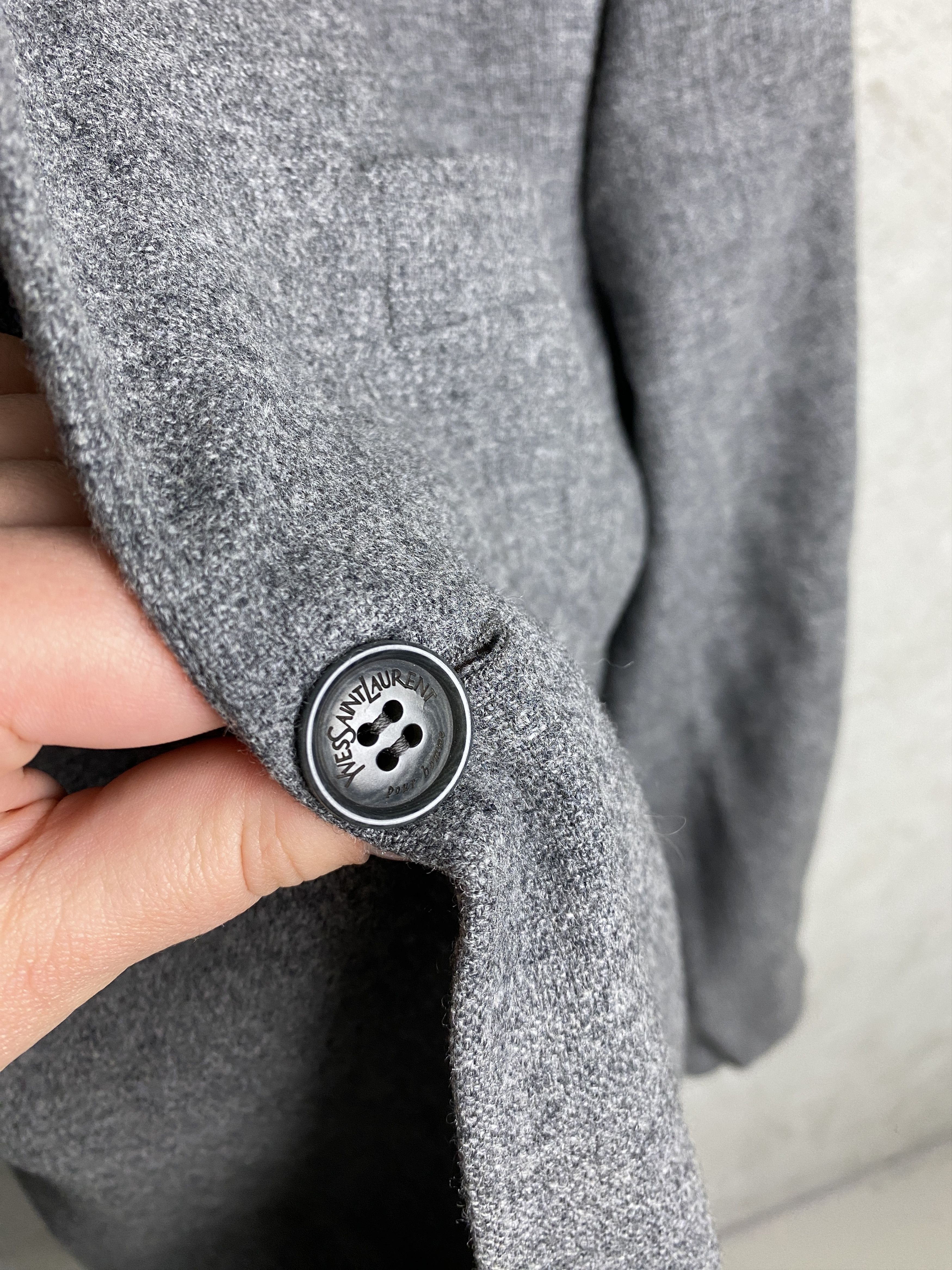 Yves Saint Laurent YSL Yves Saint Laurent vintage wool blazer Size 54R - 5 Thumbnail
