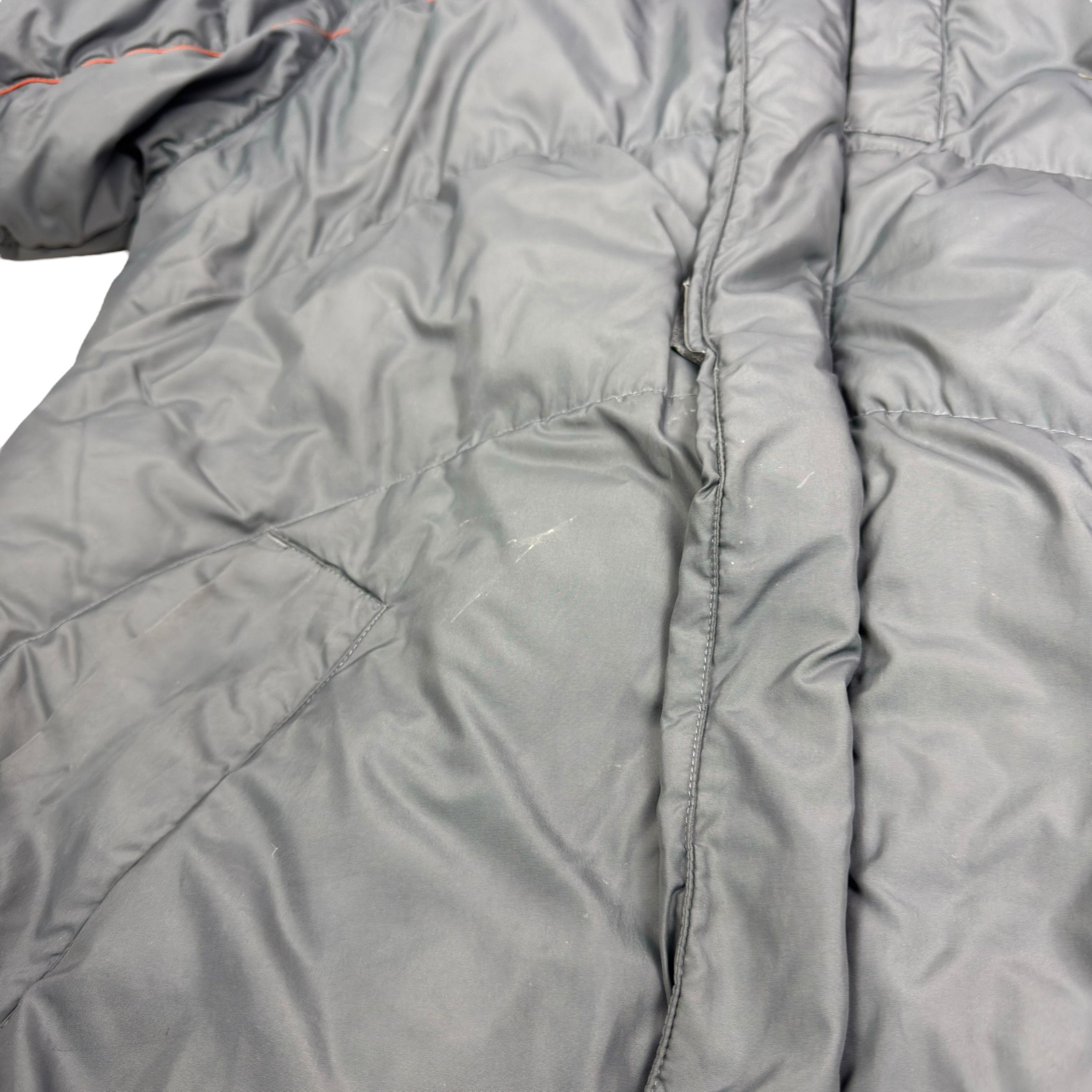Nike VTG Nike Men's Asphalt Gray Full Zip Winter Puffer Jacket XL Size US XL / EU 56 / 4 - 9 Thumbnail