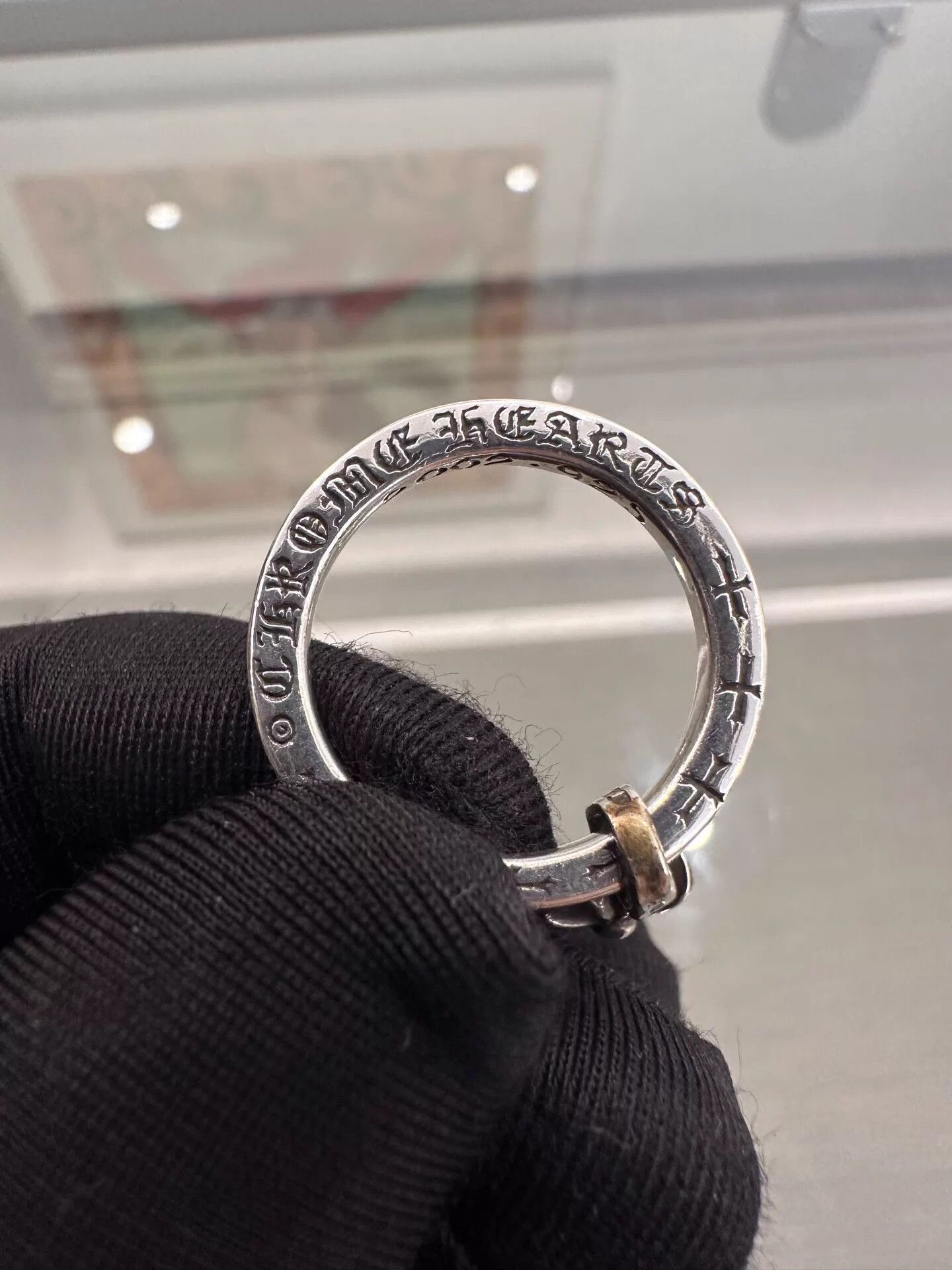 Chrome Hearts Chrome Hearts NTFL Babyfat Cross 925S US7 Ring New Size ONE SIZE - 4 Thumbnail