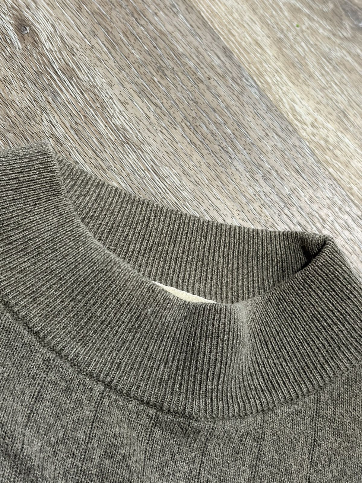 Pronto Uomo Pronto Uomo Firenze Mock Neck Ribbed Knit Sweater Vintage Size US XL / EU 56 / 4 - 4 Thumbnail