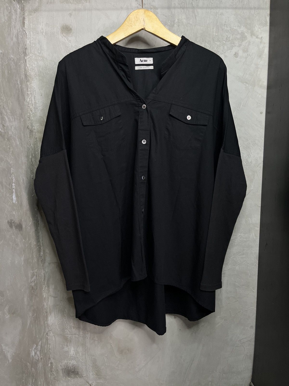 Acne Studios Vintage AW10 Acne Studios Pop Classic Double Layer Shirts Size L / US 10 / IT 46 - 1 Thumbnail