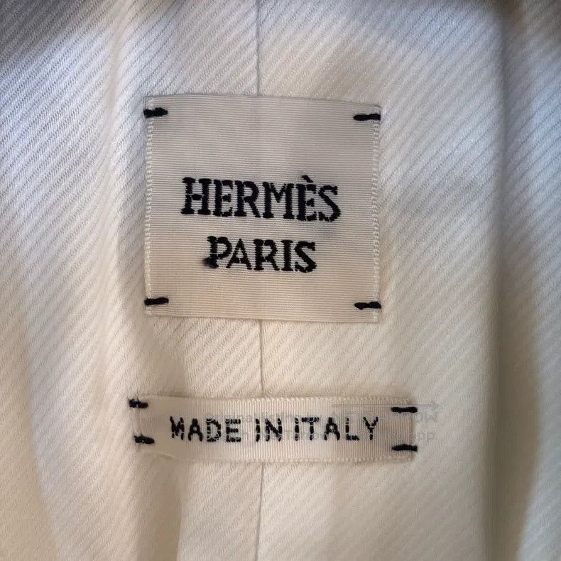 Hermes Hermes White Suit Jacket Size XXS / US 00 / IT 34 - 3 Thumbnail