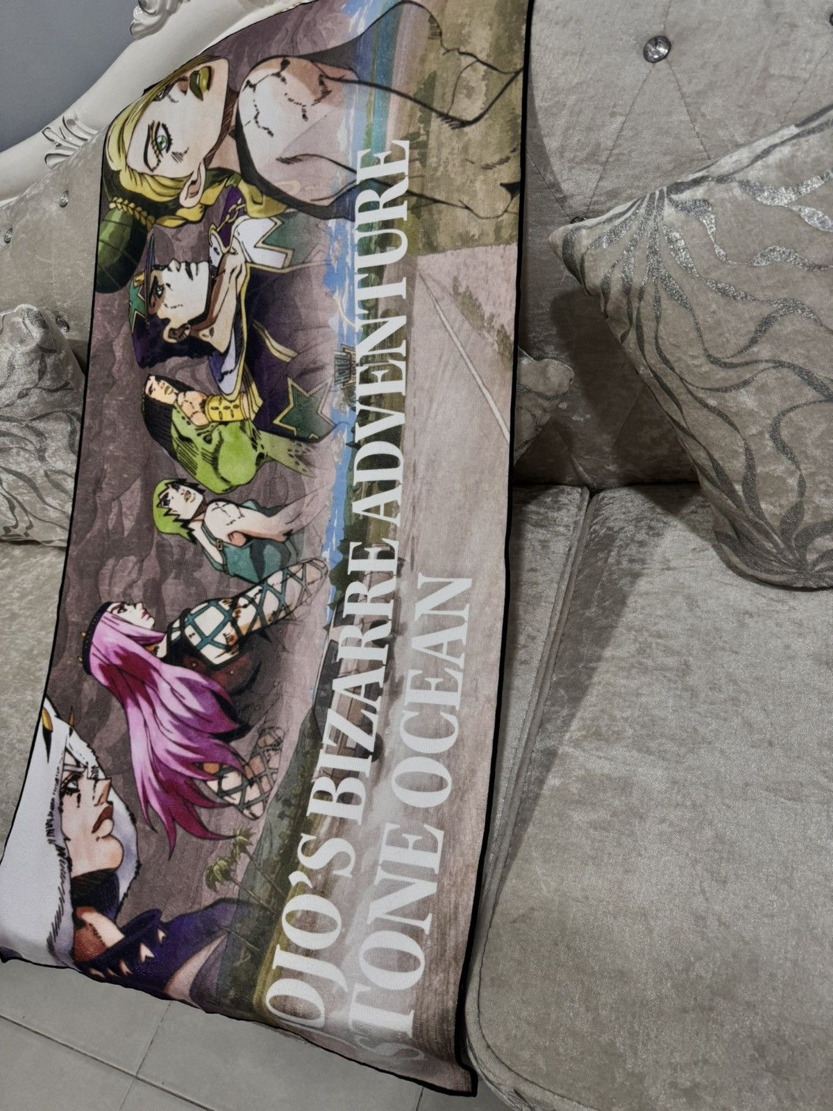 image of Anima Jojo’S Bizarre Adventure Stone Ocean Small Towel, Men's