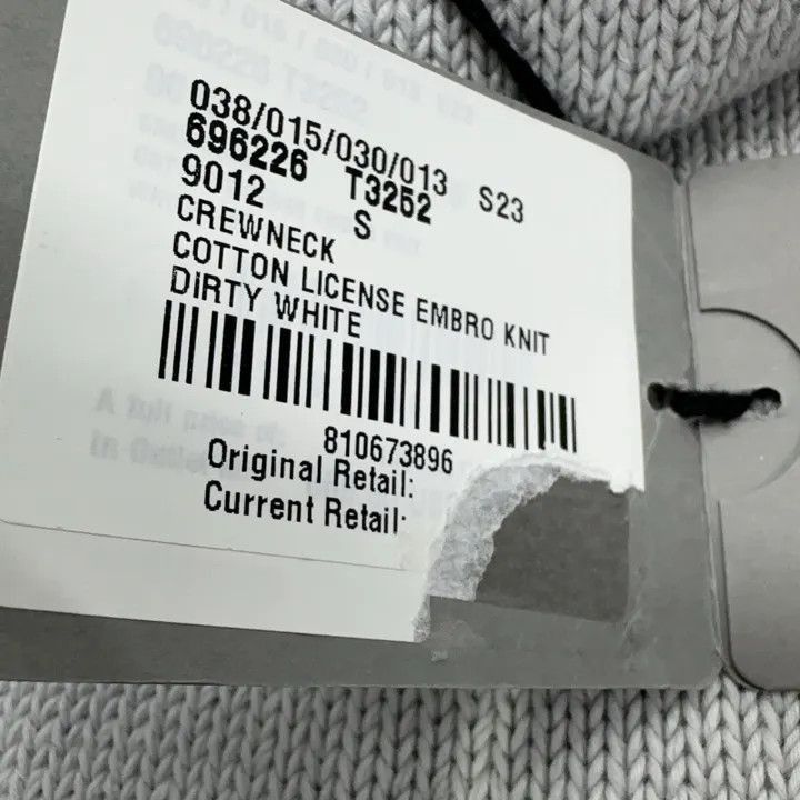 Balenciaga Balenciaga Balenciaga Embroidered Logo Long Sleeve Sweater Size US S / EU 44-46 / 1 - 4 Thumbnail