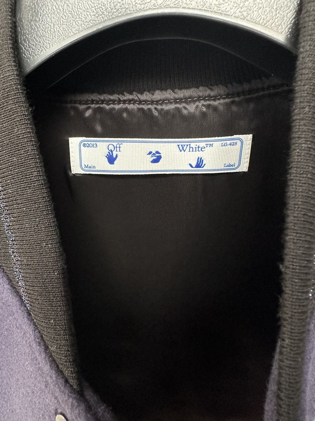 Off-White Off White x Chicago Bulls Varsity Leather Jacket Size US XL / EU 56 / 4 - 11 Thumbnail