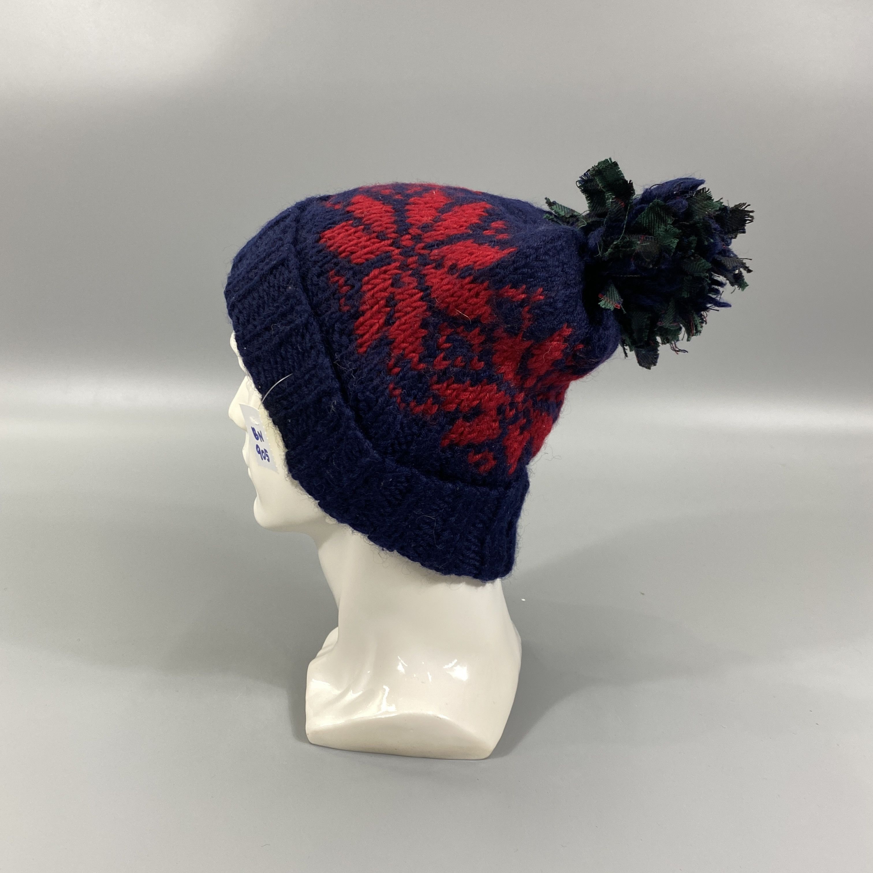 Japanese Brand Candy Stripper Knitted Beanie Hats -BN905 Size ONE SIZE - 1 Thumbnail