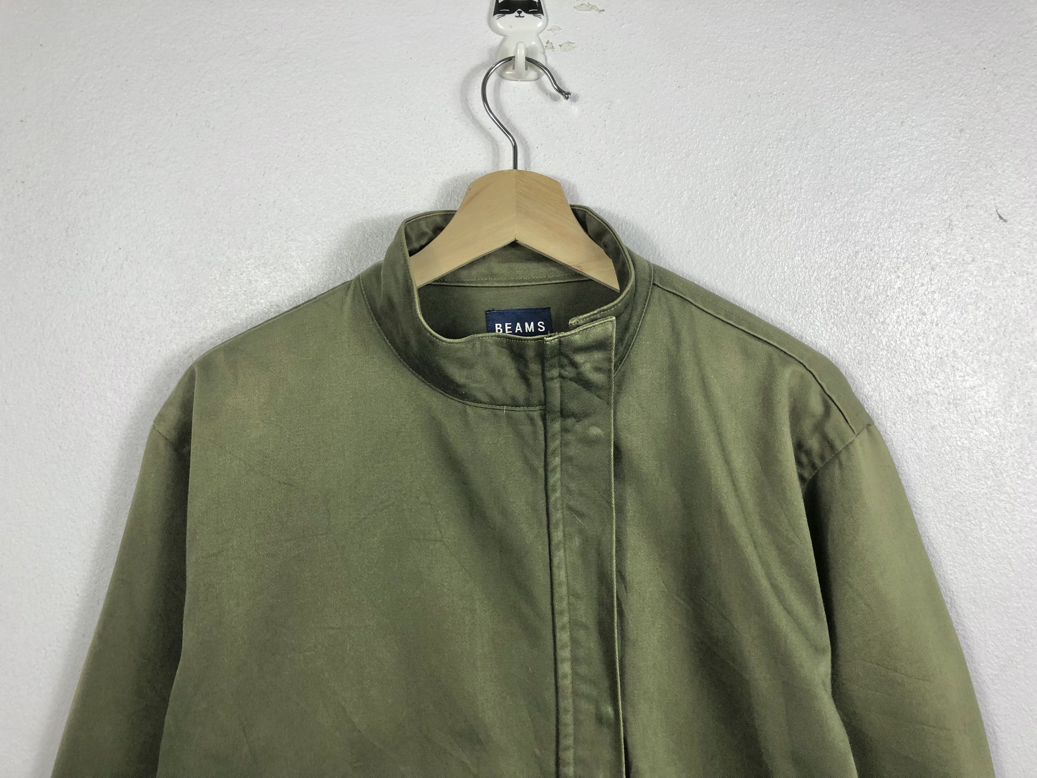 Beams Japan Rare Beams Japan Military Style Zipper Jacket Size US M / EU 48-50 / 2 - 2 Thumbnail