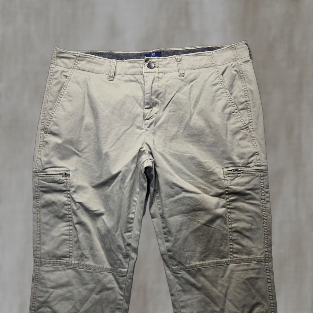 George George Solid Gray Chino Dress Pants Adult Men's Size 38 x 30 Beige  Cotton Regular 38 Pants Men Mens | Grailed