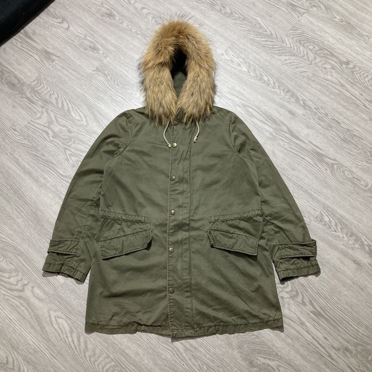 Japanese Brand 2000s Archives Parka Fur Jacket Military Green Army Size US M / EU 48-50 / 2 - 1 Thumbnail