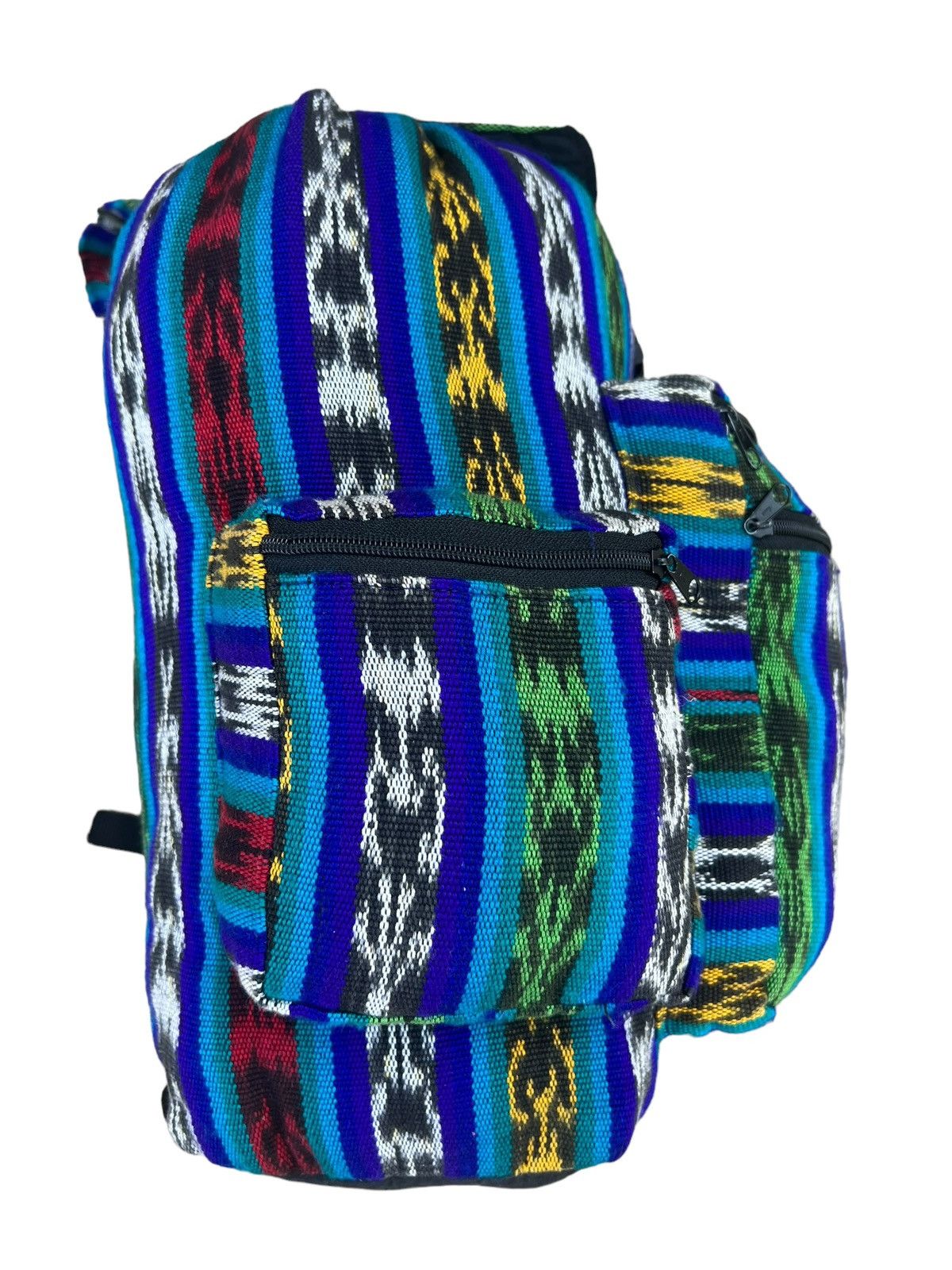 Vintage Vintage Guatemalan Multi Pocket Woven Backpack Bag Size ONE SIZE - 11 Thumbnail