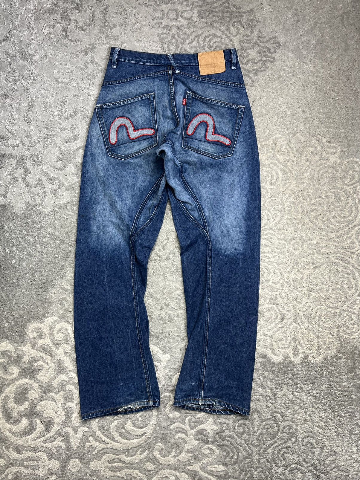 Evisu Rare Evisu Jeans Japan Style Vintage 90's Logo Hip Hop Rap Size US 33 - 1 Thumbnail