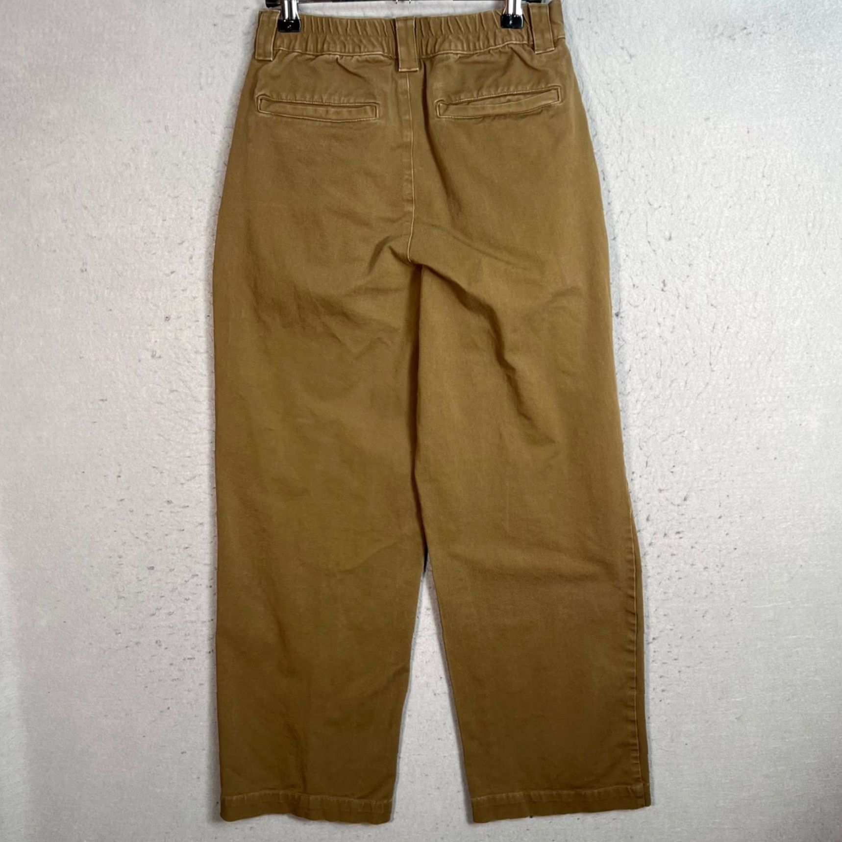 Muji MUJI Womens Pants Chino Wide-Leg High-Waisted Brown 24 Adult Womens 24 Inches Pockets Size 42" / US 20 - 2 Thumbnail