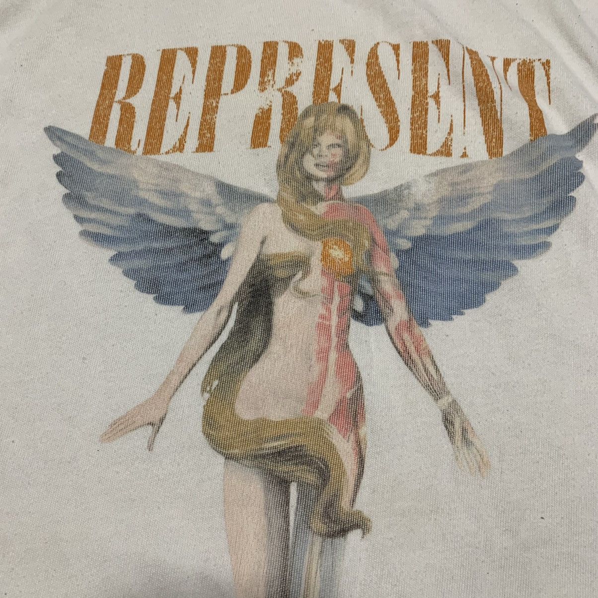 Represent Clo. Represent Small Reborn Horizons Flat White Tee Size US S / EU 44-46 / 1 - 3 Thumbnail