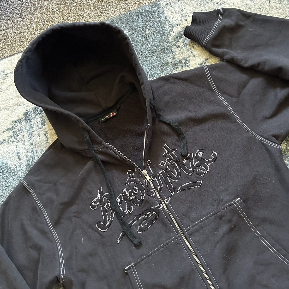 Derschutze ORiGAMi RiYAL ZiP UP HOODiE SWEATSHiRT YKK SAUDi ARABiA UAE Size US M / EU 48-50 / 2 - 11 Thumbnail