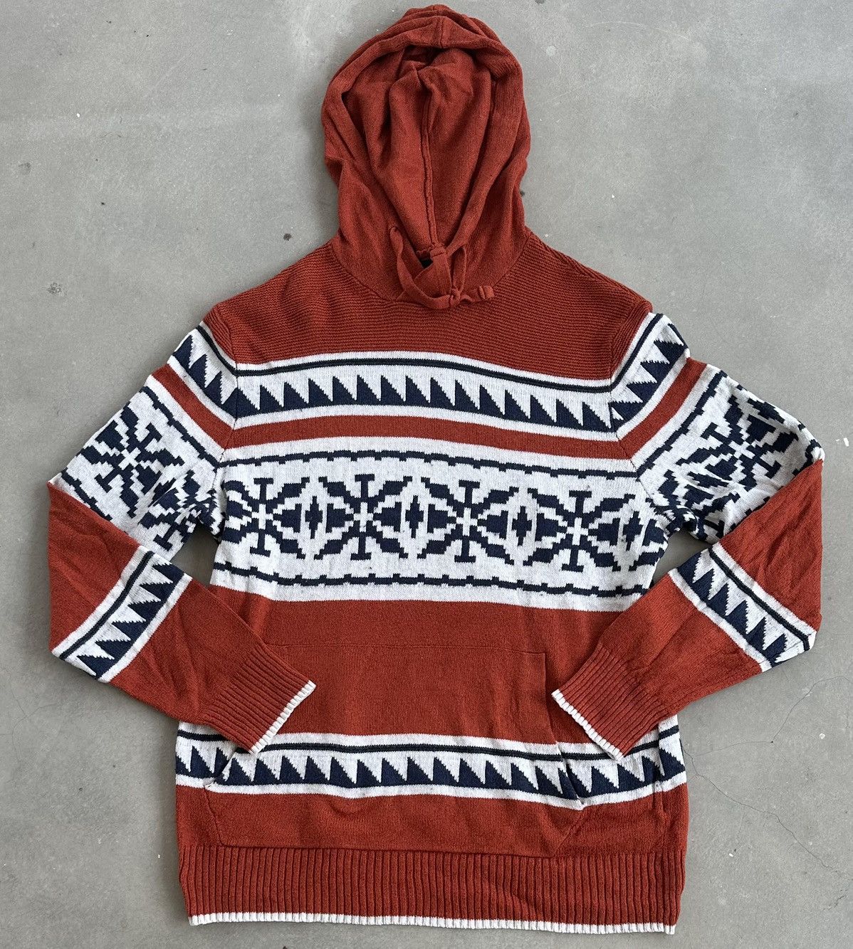 American Eagle Outfitters AMERICAN EAGLE PATTERN NAVAJO AZTEC HOODIE Size US L / EU 52-54 / 3 - 1 Thumbnail