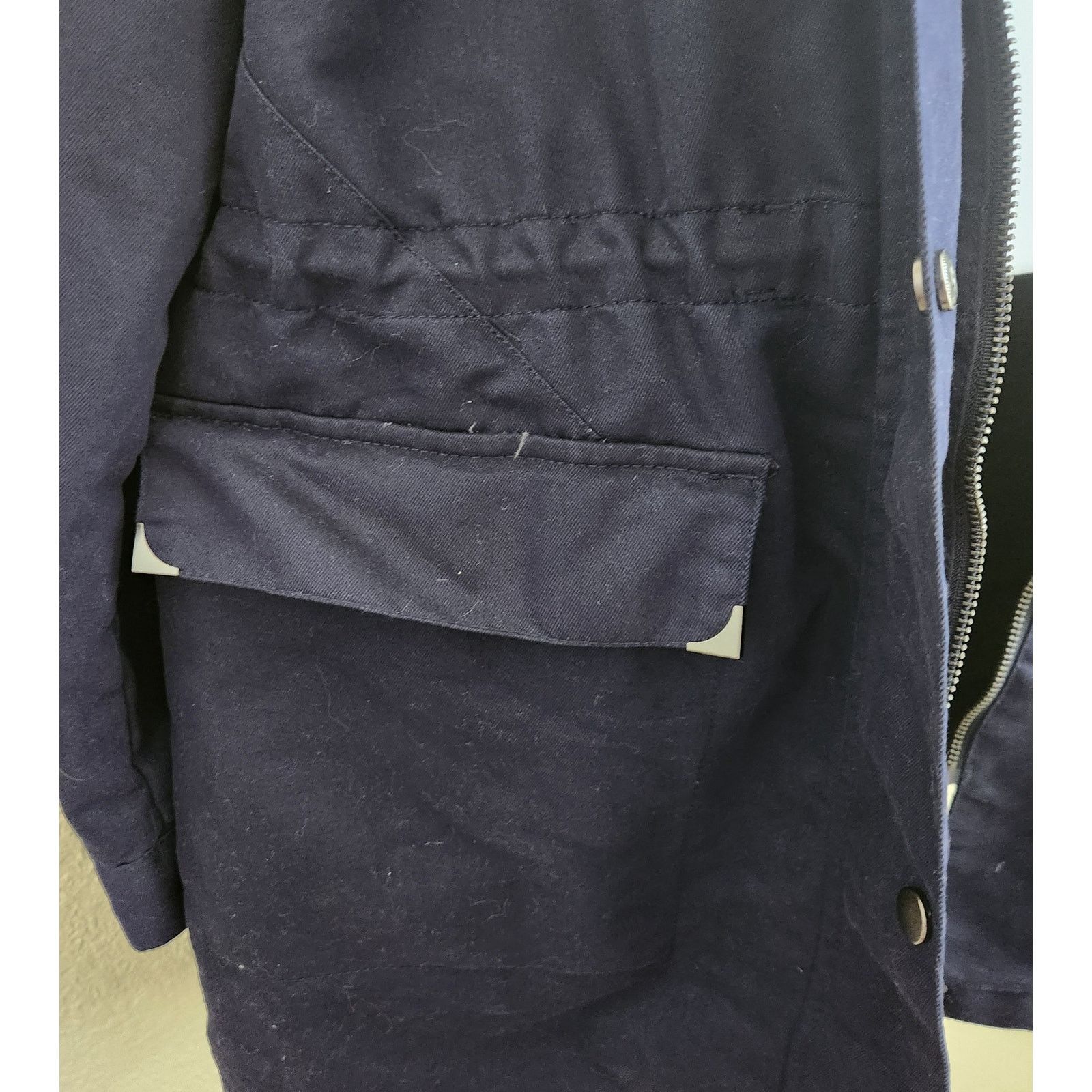 Other A New Day Navy Blue Lightweight Jacket XL Hip Length Size XL / US 12-14 / IT 48-50 - 4 Thumbnail