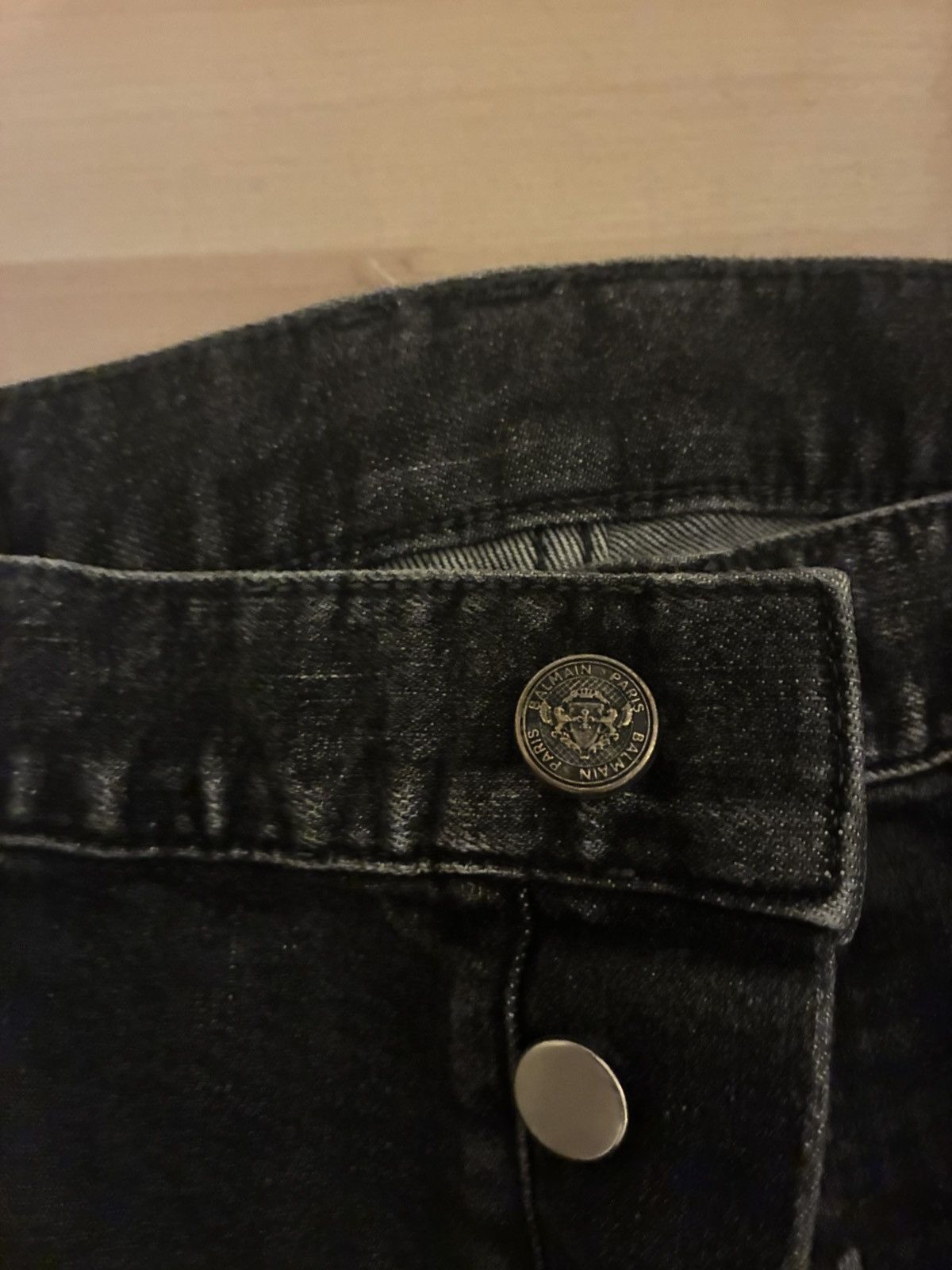 Balmain *Final Drop* Vintage Balmain Stonewash Biker Jeans Size US 36 / EU 52 - 8 Thumbnail