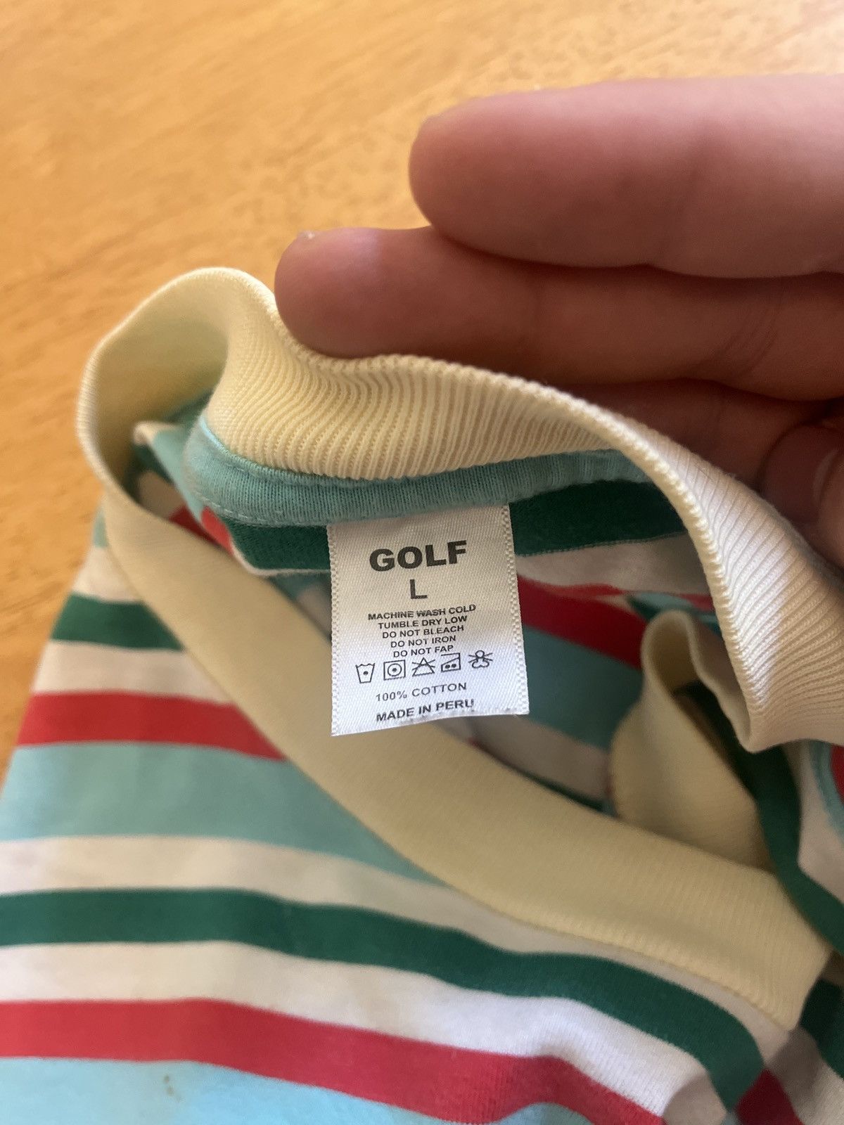 Golf Wang Golf Wang Euro Stripped Long Sleeve Size US L / EU 52-54 / 3 - 3 Thumbnail