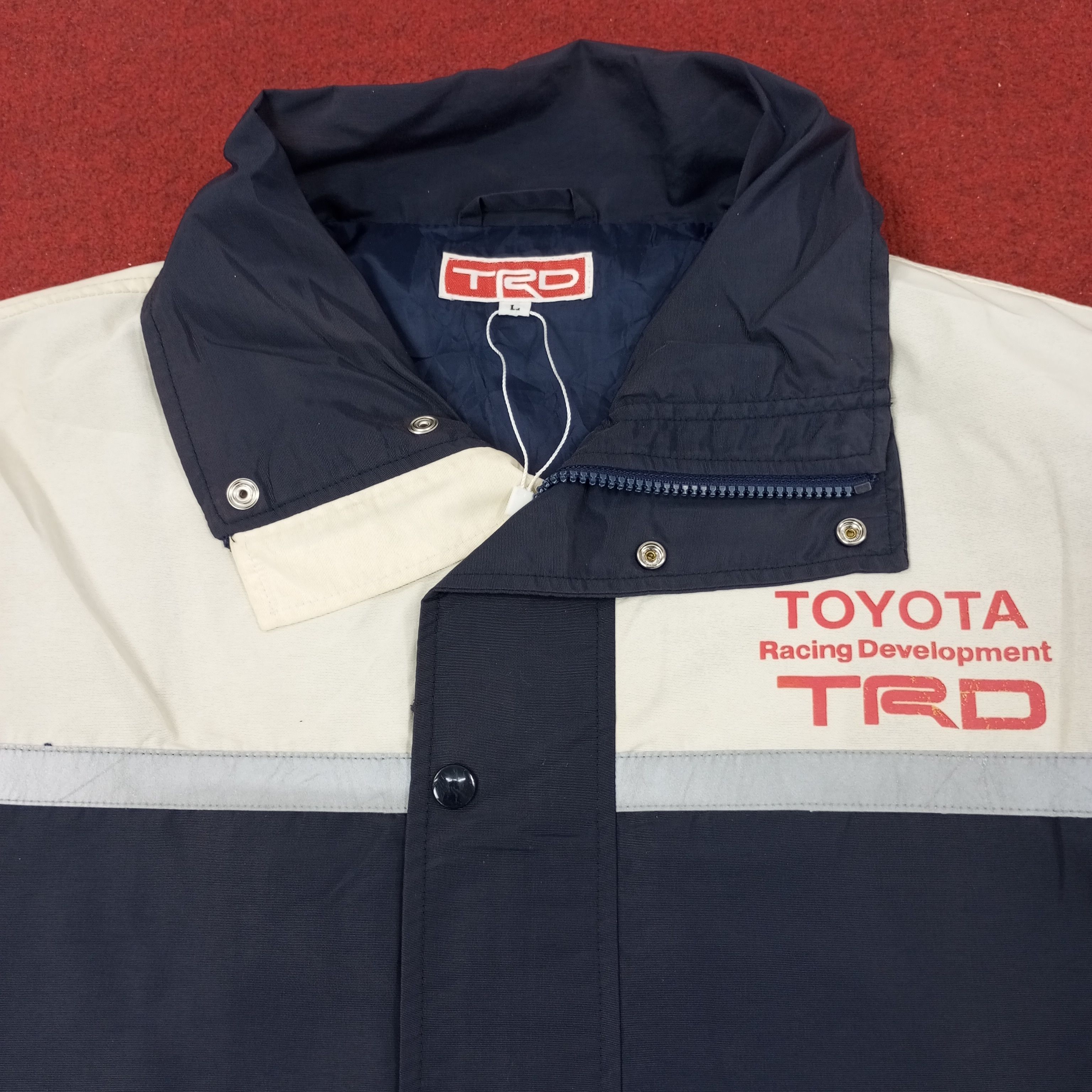 Vintage TRD Toyota Racing Development Motorsports Jacket c243n14 Size US XL / EU 56 / 4 - 4 Thumbnail