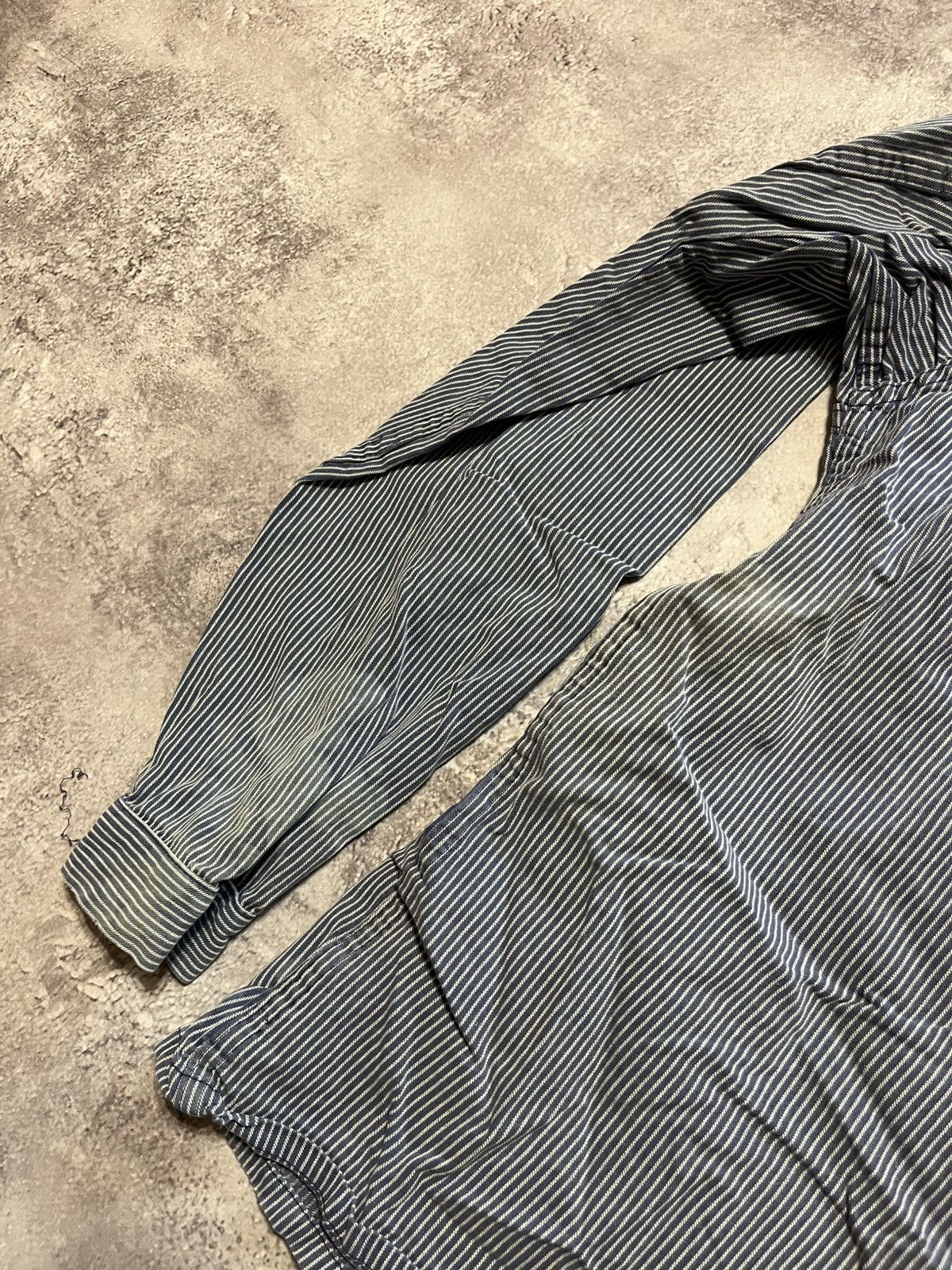 Vintage Vintage Marsum Hickory Stripe Workwear Chore Jacket Size US M / EU 48-50 / 2 - 6 Thumbnail
