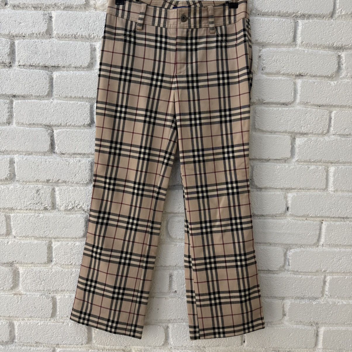 Burberry Burberry Check Pants Size 26" / US 2 / IT 38 - 1 Thumbnail