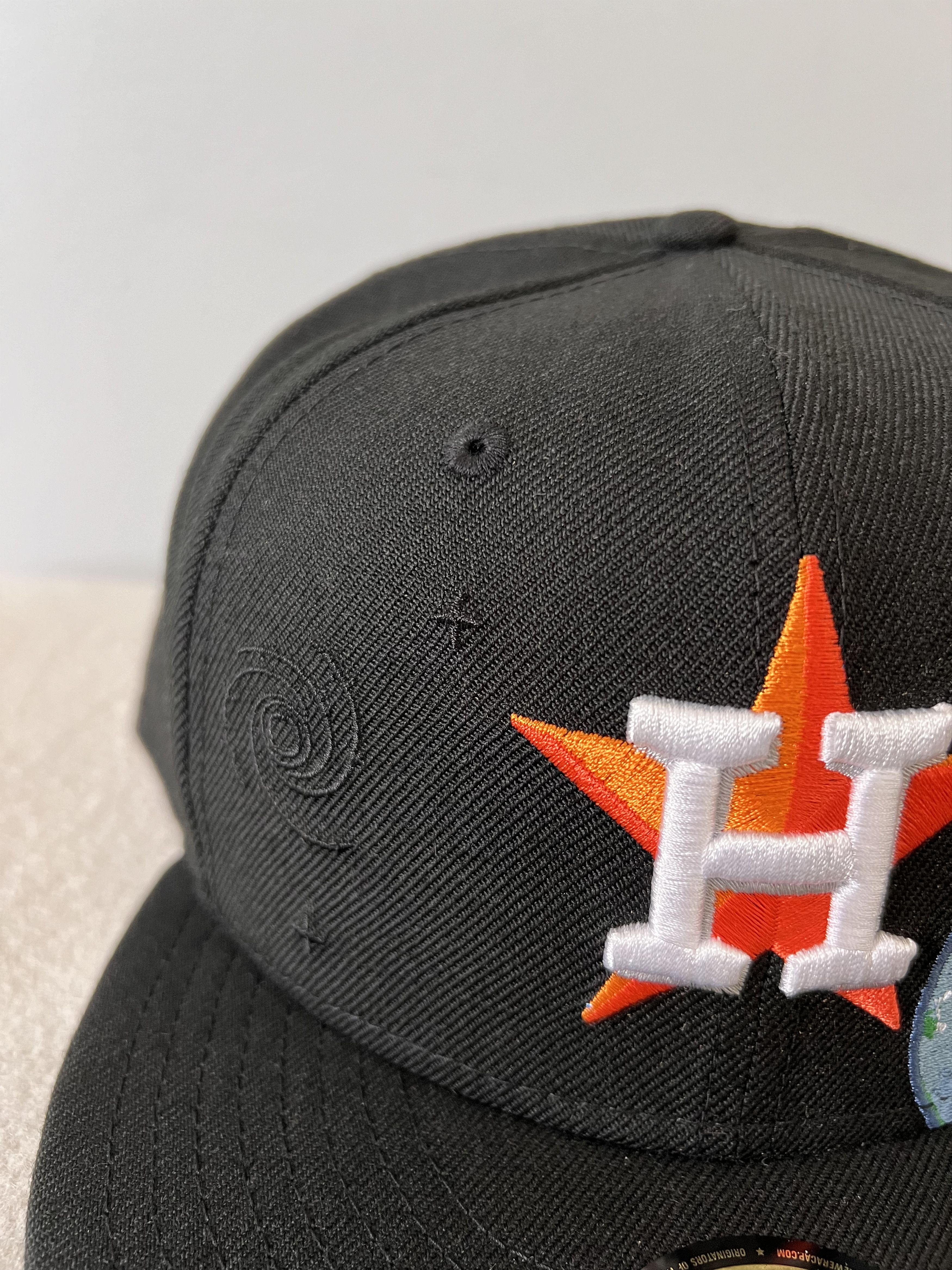 MLB 7 3/4 New Era 5950 Houston Astros Global Fitted Hat in Black Size ONE SIZE - 2 Thumbnail