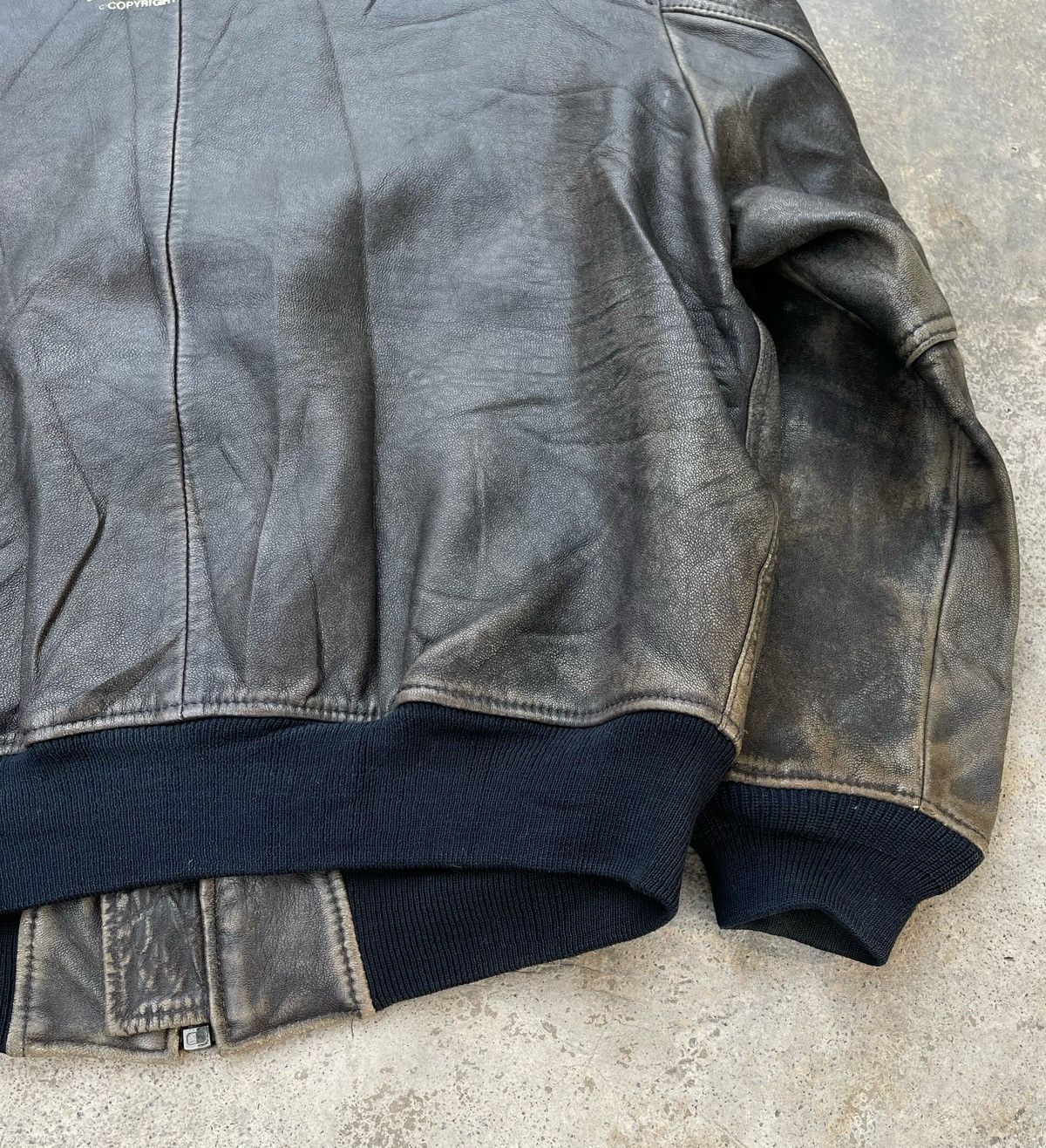Avirex 🔥Vintage 80's Avirex Goat Skin Flight Bomber Leather Jacket Size US S / EU 44-46 / 1 - 15 Thumbnail
