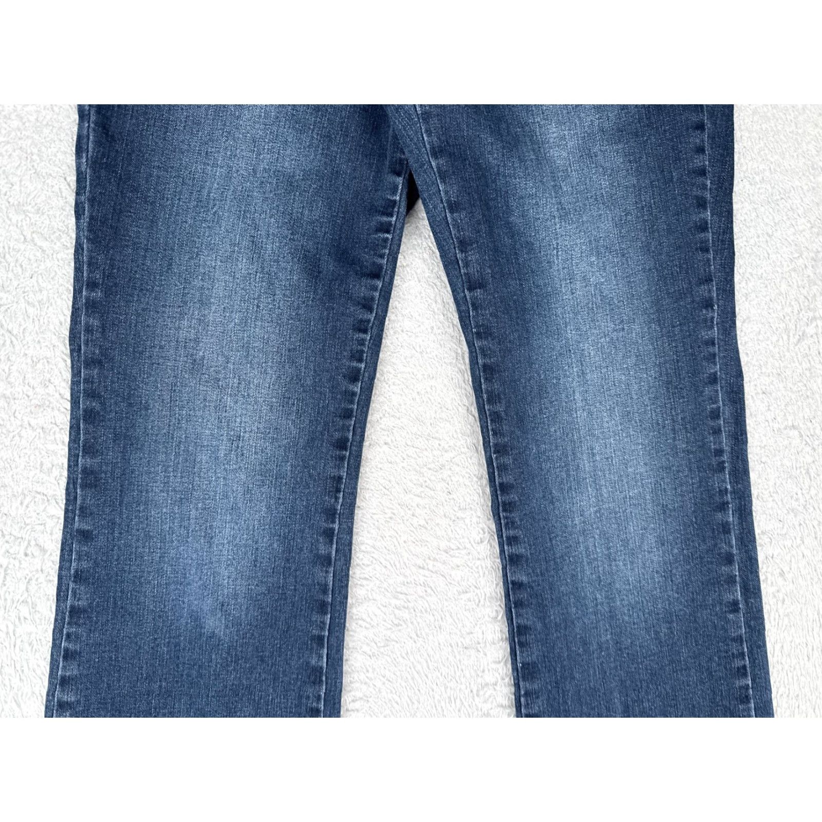 Vintage St. John's Bay Jeans Womens 4P Blue Bootcut Leg Stretch Denim Petite Classic Size 27" / US 4 / IT 40 - 3 Thumbnail