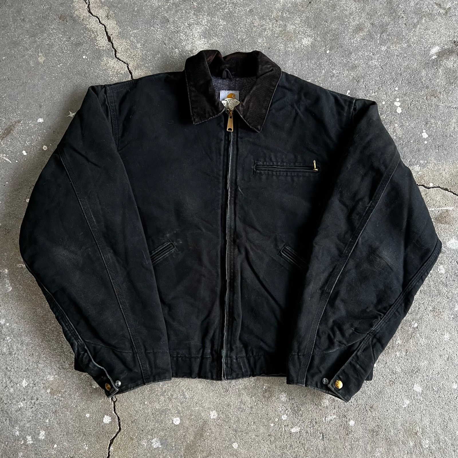 Carhartt × Vintage 90s Carhartt JB105 black detroit jacket sz XL