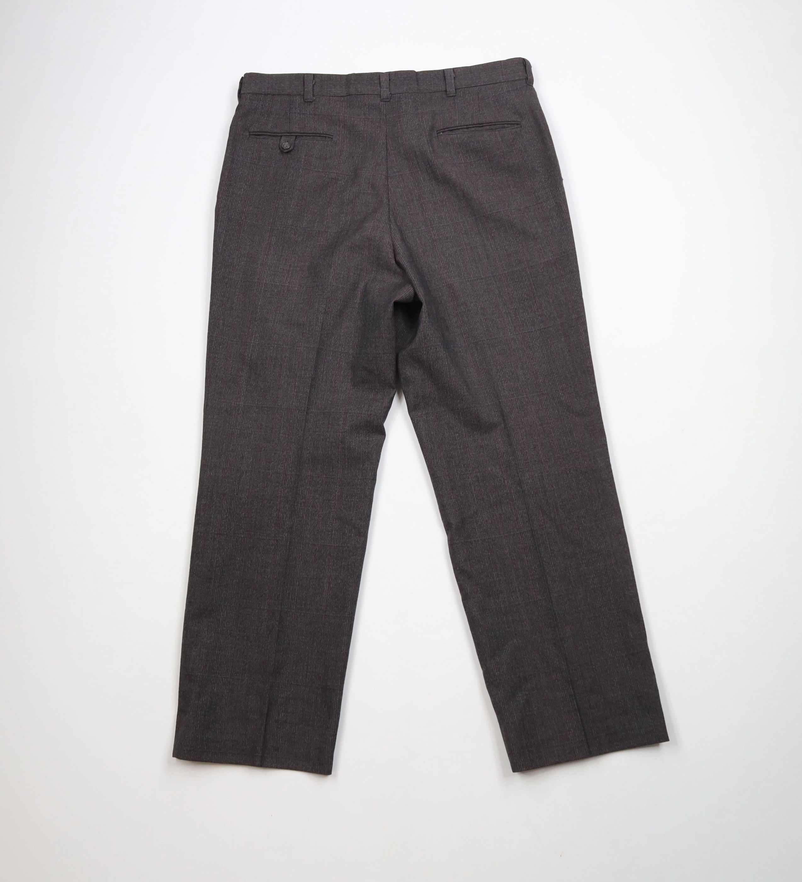 Vintage Vintage 70s Streetwear Wide Leg Chino Pants Trousers Plaid Size US 34 / EU 50 - 7 Thumbnail