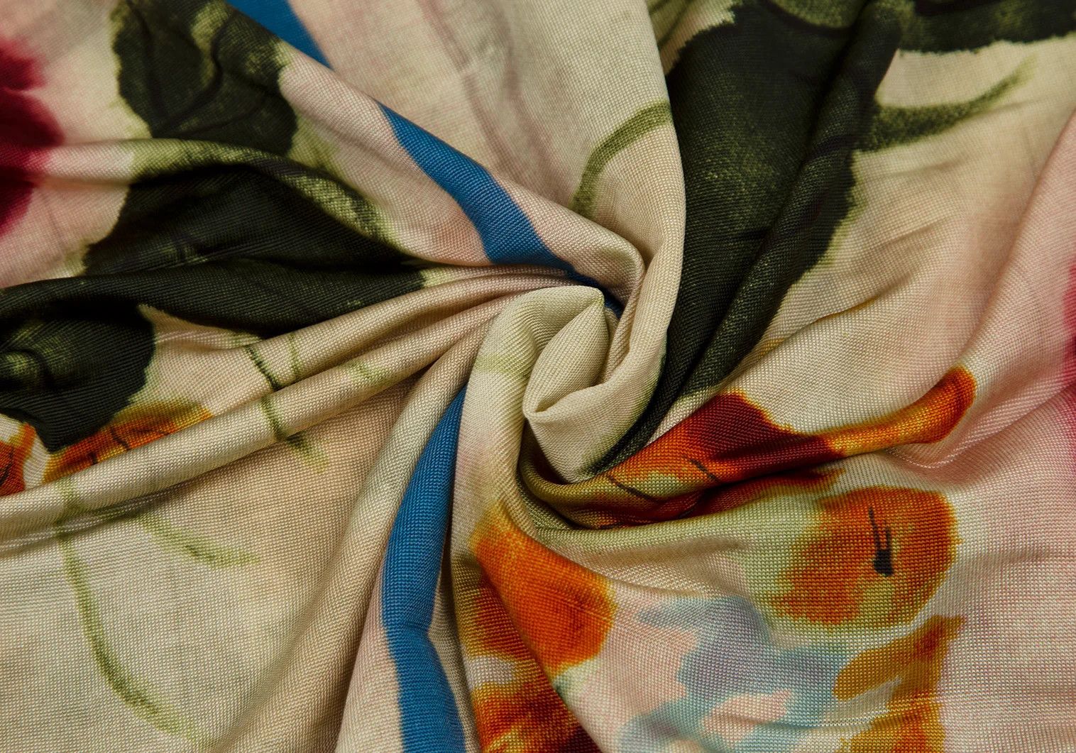 Jean Paul Gaultier Abstract Print Rayon Shirt in Multi Color, Size 46 Size US S / EU 44-46 / 1 - 14 Thumbnail