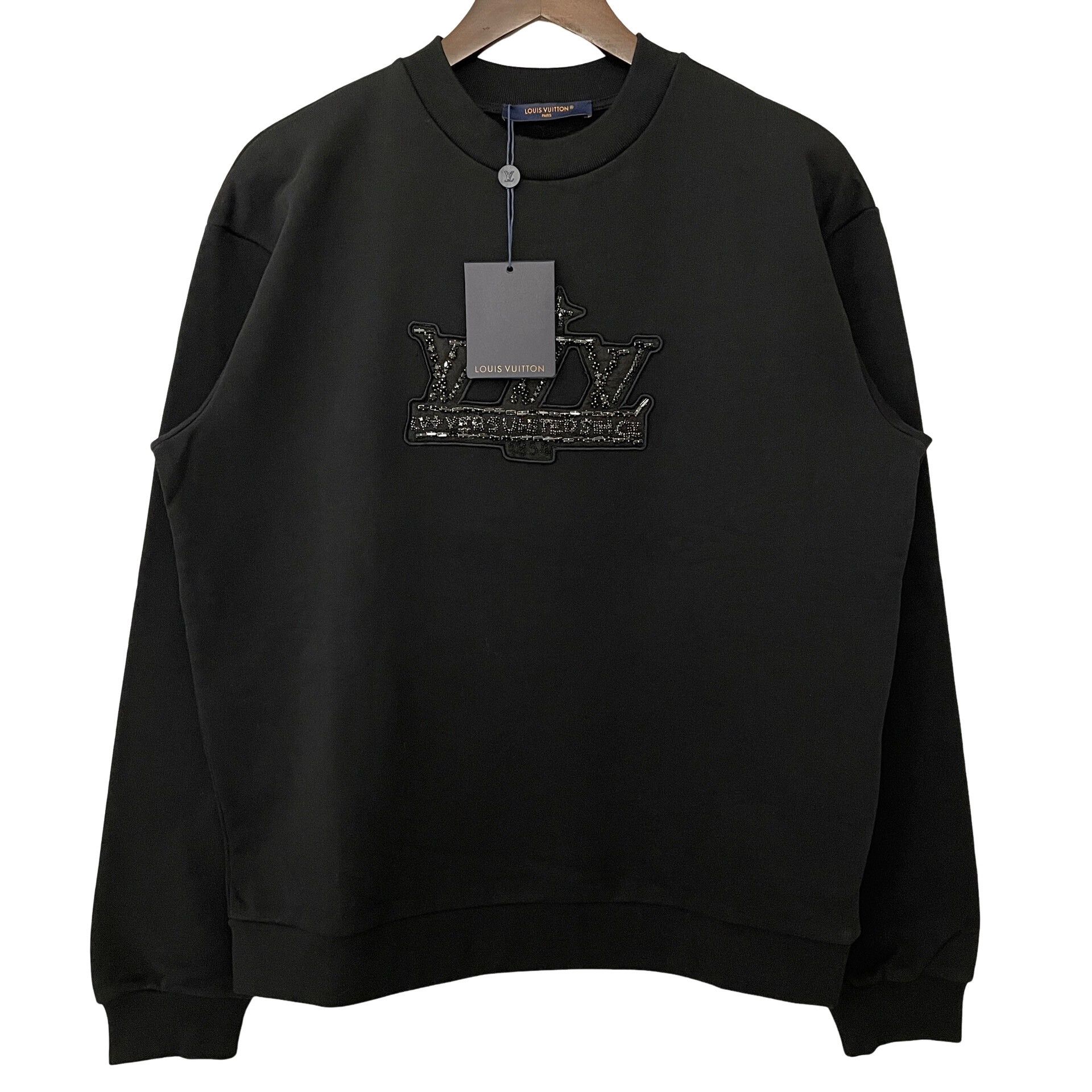 Louis Vuitton Louis Vuitton Beaded Logo Sweatshirt S Size US S / EU 44-46 / 1 - 1 Thumbnail